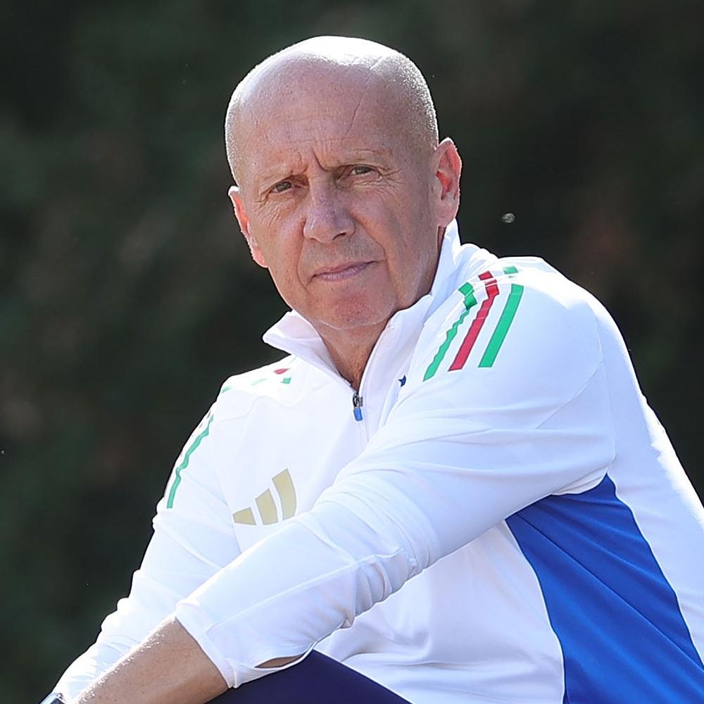 TIRRENIA, ITALY - OCTOBER 10: Maurizio Viscidi of Figc during the Friendly match between Italy U21 and Livorno at Centro di Preparazione Olimpica on October 10, 2024 in Tirrenia, Italy. (Photo by Gabriele Maltinti - FIGC/FIGC via Getty Images) 2:1 *** Local Caption *** Maurizio Viscidi