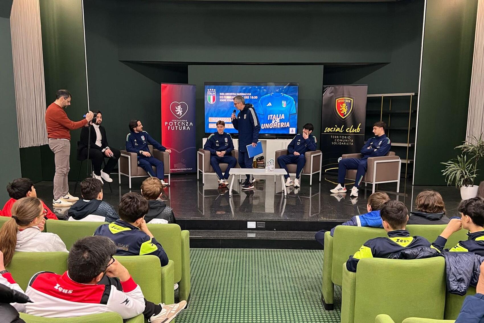 Confronto e crescita a Potenza: gli Azzurrini incontrano i giovani atleti del CFT della Basilicata