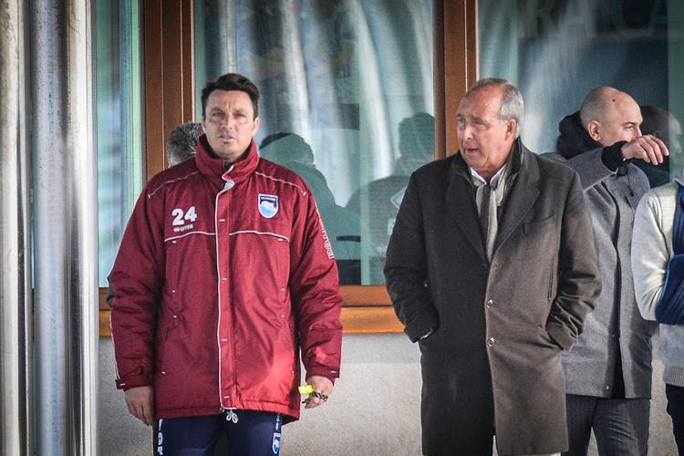 Il ct Ventura a Pescara: assiste all’allenamento della squadra e visita la struttura