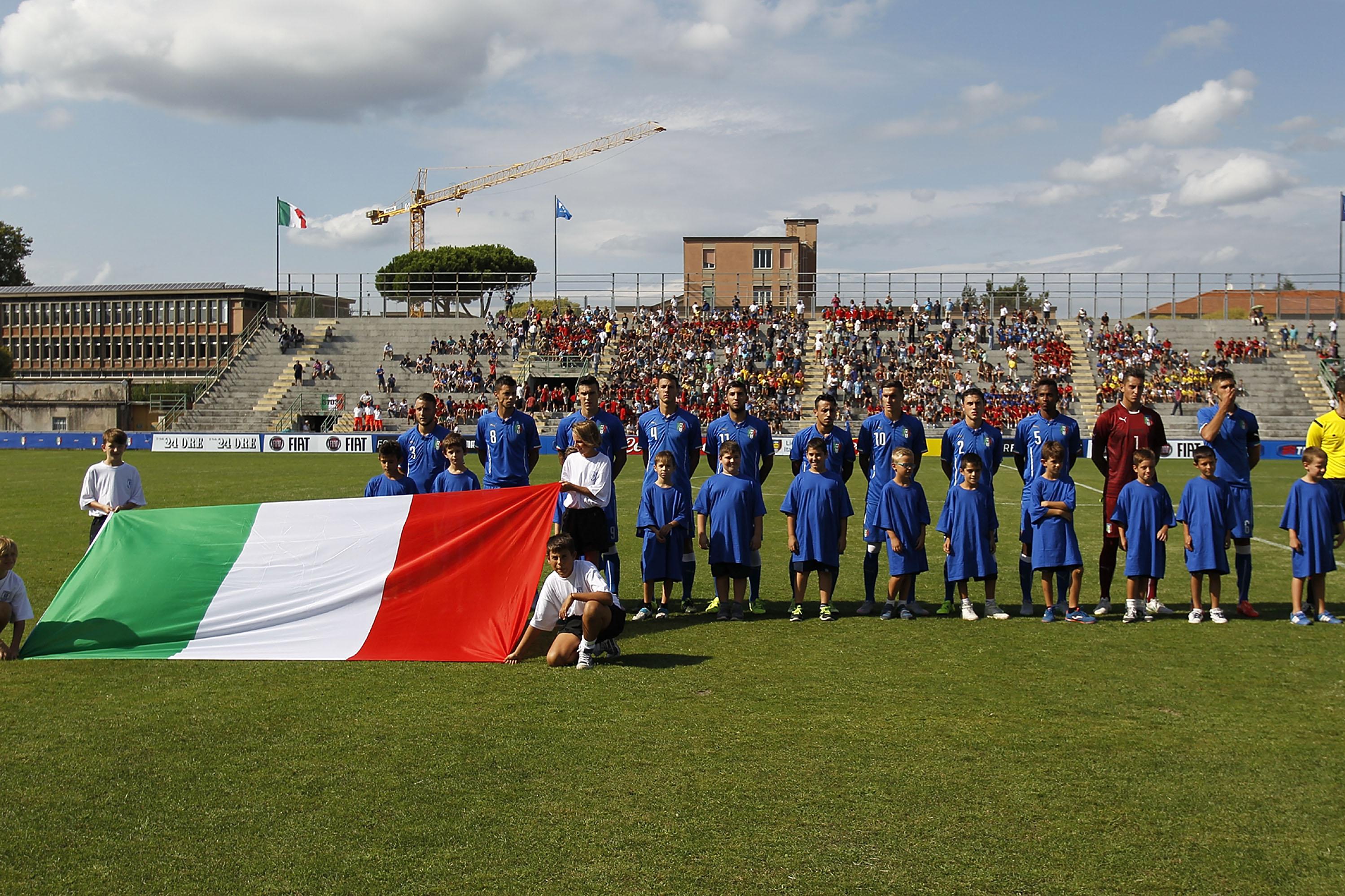 LUCCA, ITALY - SEPTEMBER 03: General view during the match between Italy U20 and Germany U20 at Stadio Porta Elisa on September 3, 2015 in Lucca, Italy. (Photo by Gabriele Maltinti/Getty Images)