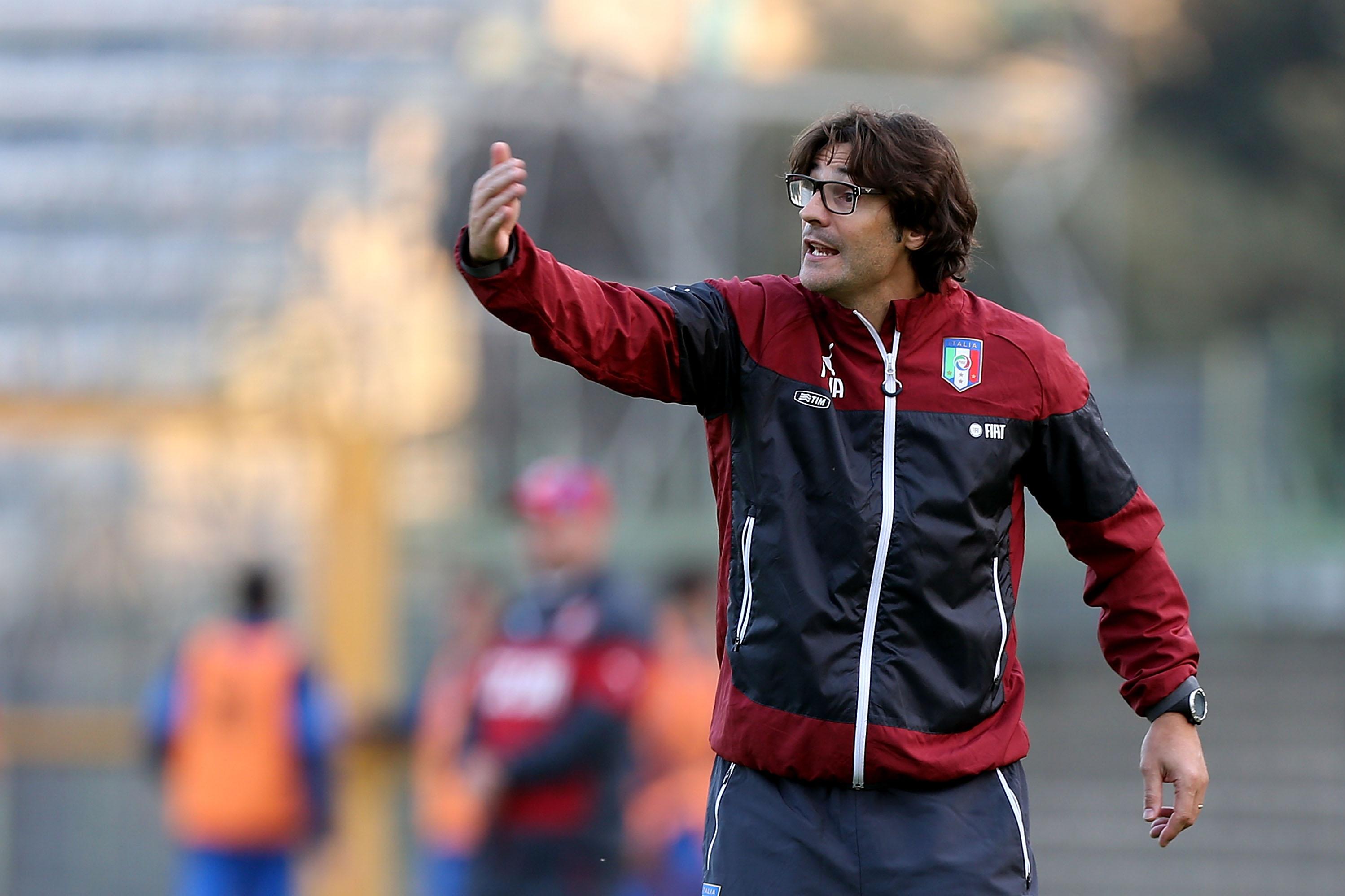 <<enter caption here>> at Stadio Marcello Melani on November 12, 2015 in Pistoia, Italy.
