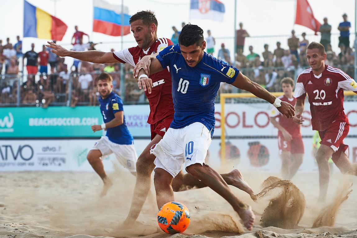 Jesolo, Italy - September, 04\\nFifa Beach Soccer World Cup Qualifier Europe Jesolo 2016 at Lido Jesolo on September 04, 2016 in Jesolo, Italy. (Photo by Lea Weil)