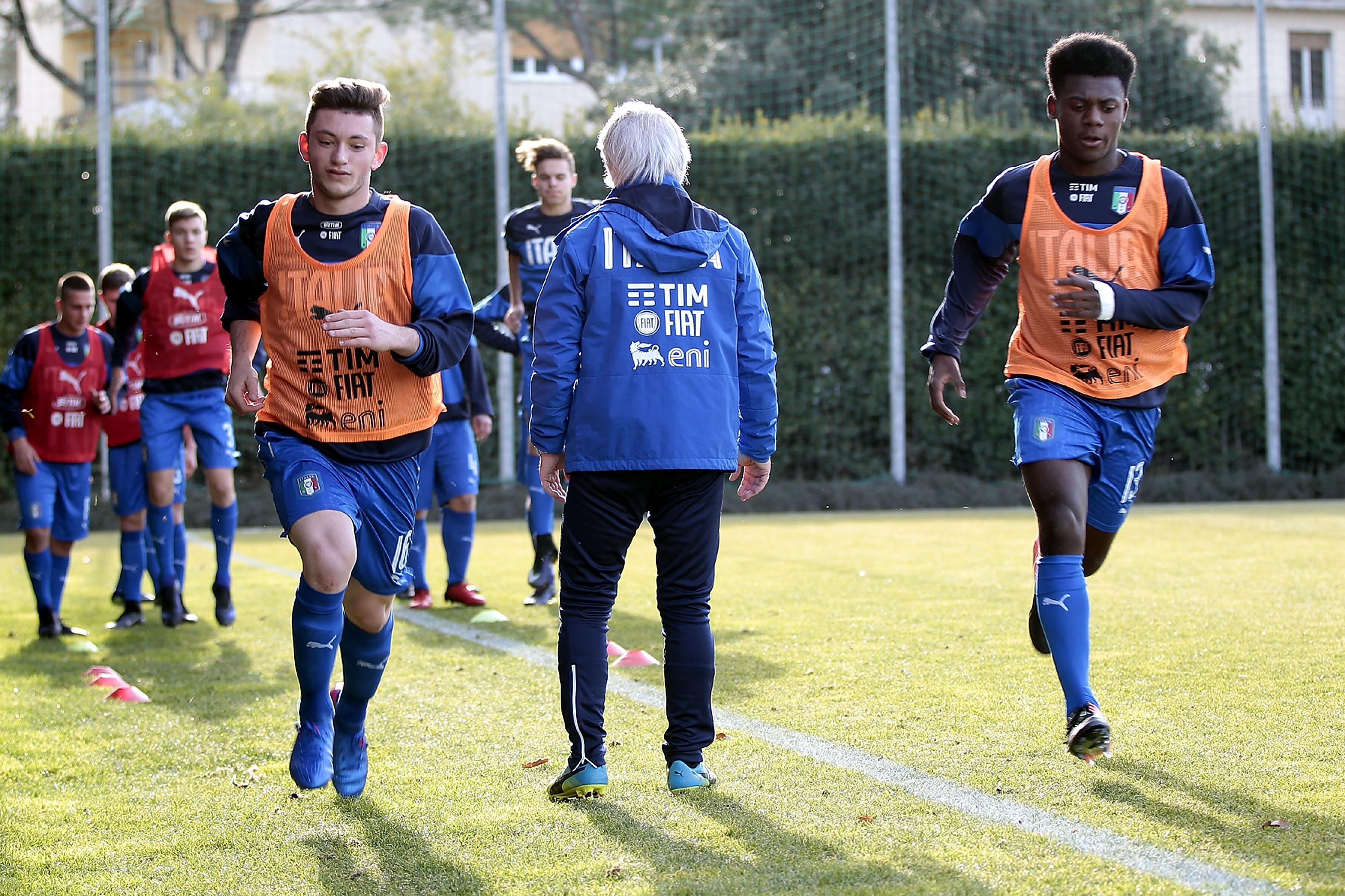 <<enter caption here>> at Coverciano on January 28, 2017 in Florence, Italy.