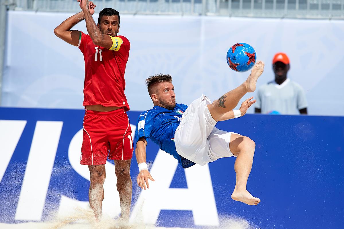 NASSAU, BAHAMAS - APRIL 29: The FIFA Beach Soccer World Cup Bahamas 2017 at National Beach Soccer Arena on April 29, 2017 in Nassau, Bahamas. (Photo by Manuel Queimadelos)