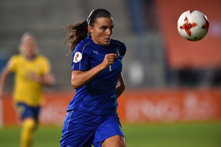 DOETINCHEM, NETHERLANDS - JULY 25:  Alia Guagni of Italy in action during the UEFA Women\\'s Euro 2017 Group B match between Sweden and Italy at Stadion De Vijverberg on July 25, 2017 in Doetinchem, Netherlands.  (Photo by Tullio M. Puglia/Getty Images)