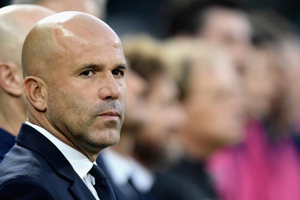 FERRARA, ITALY - OCTOBER 10: head coach Luigi Di Biagio of Italy U21 looks on before the international friendly match between Italy U21 and Morocco U21 at Stadio Paolo Mazza on October 10, 2017 in Ferrara, Italy.  (Photo by Alessandro Sabattini/Getty Images)