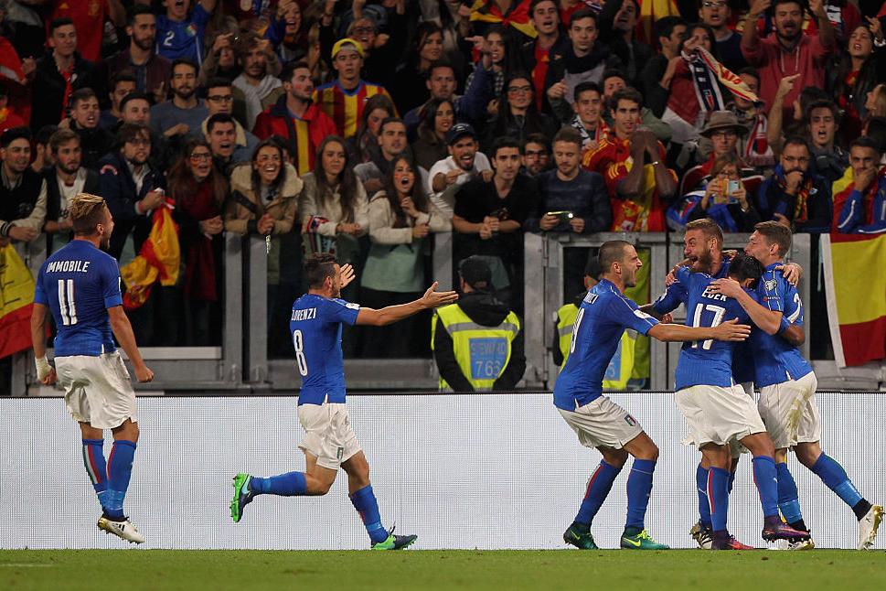 I \"numeri azzurri\" di Italia-Spagna