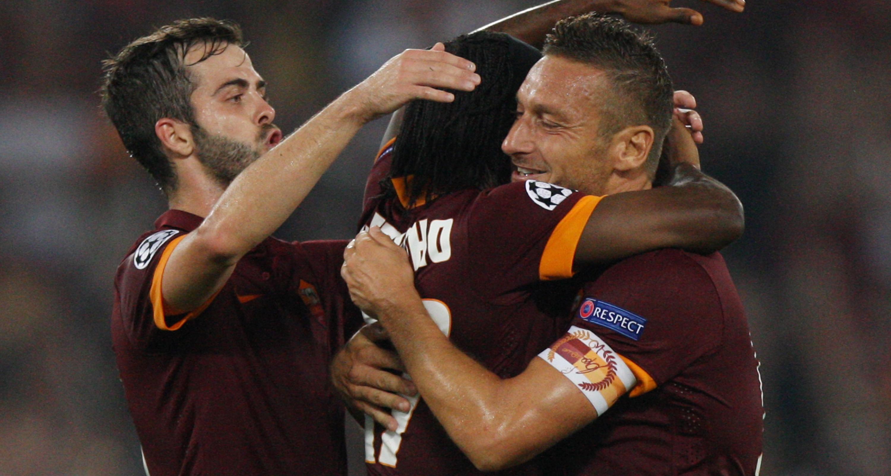 Roska Roma UEFA Champions League: la Roma travolge il CSKA Mosca 5-1