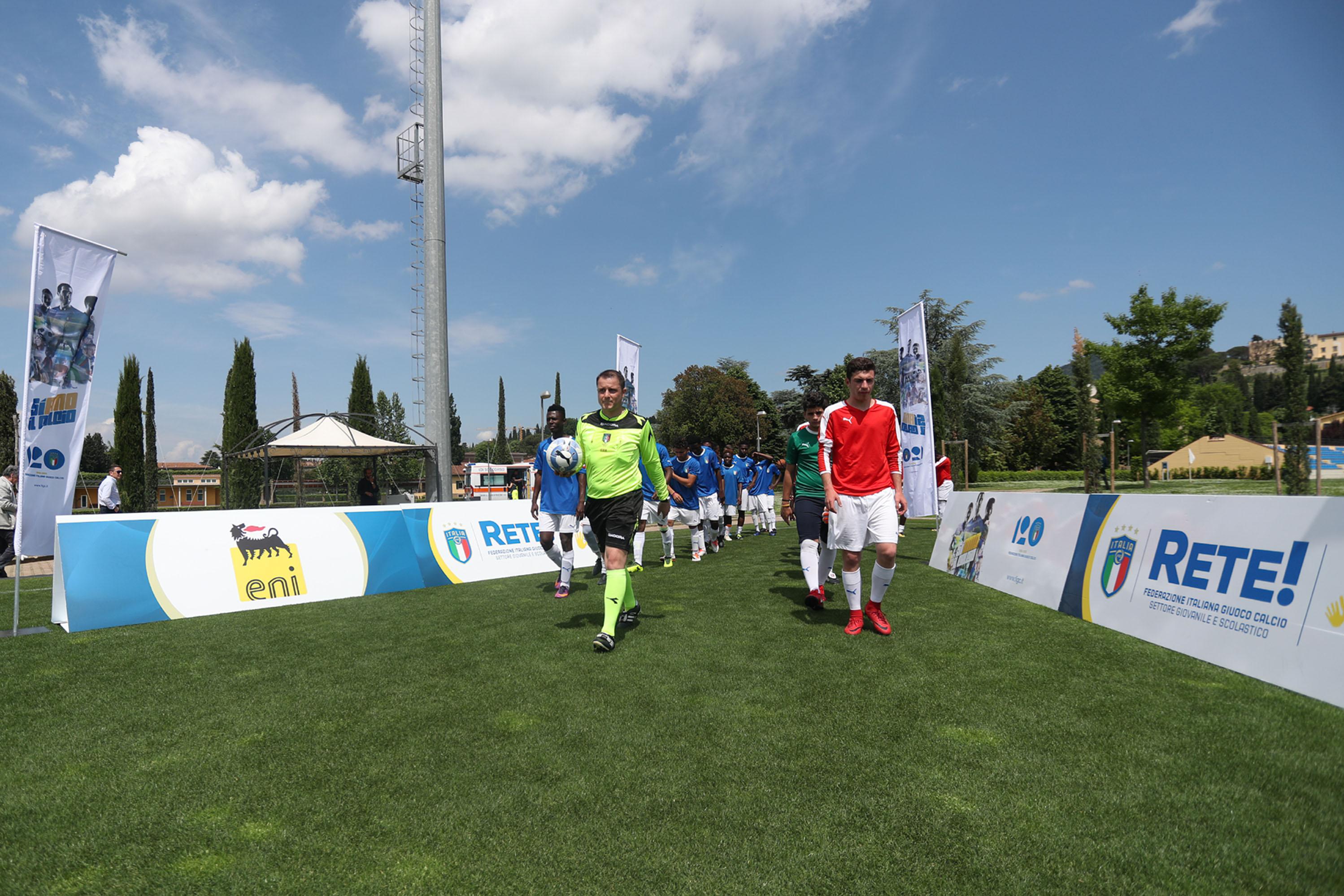 FLORENCE, ITALY - MAY 13: General view of during the FIGC \\'Progetto Rete\\' Football Tournament on May 13, 2018 in Florence, Italy.  (Photo by Gabriele Maltinti/Getty Images)