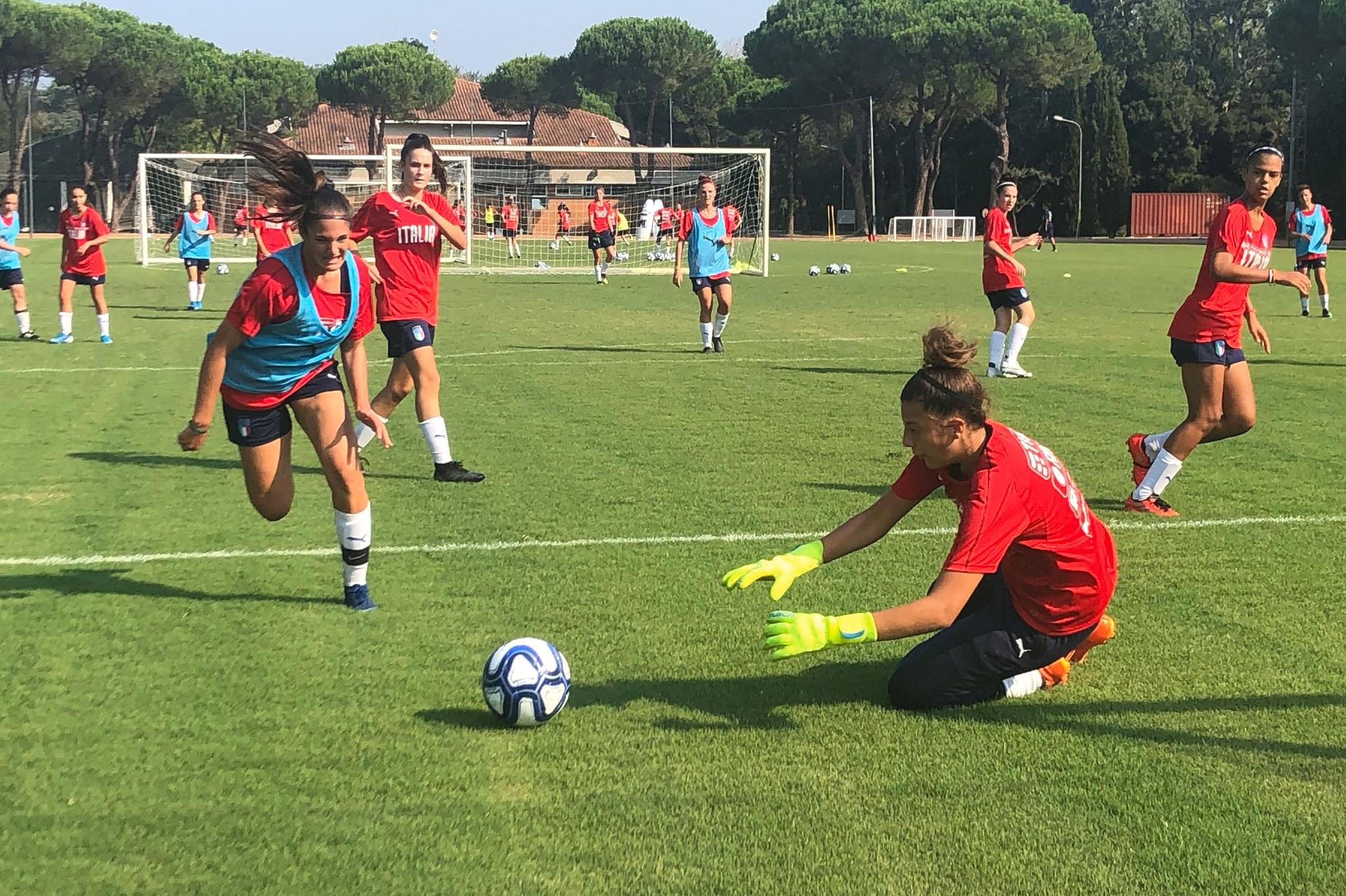 A Roma lo stage del progetto tecnico dedicato al calcio femminile Under 15