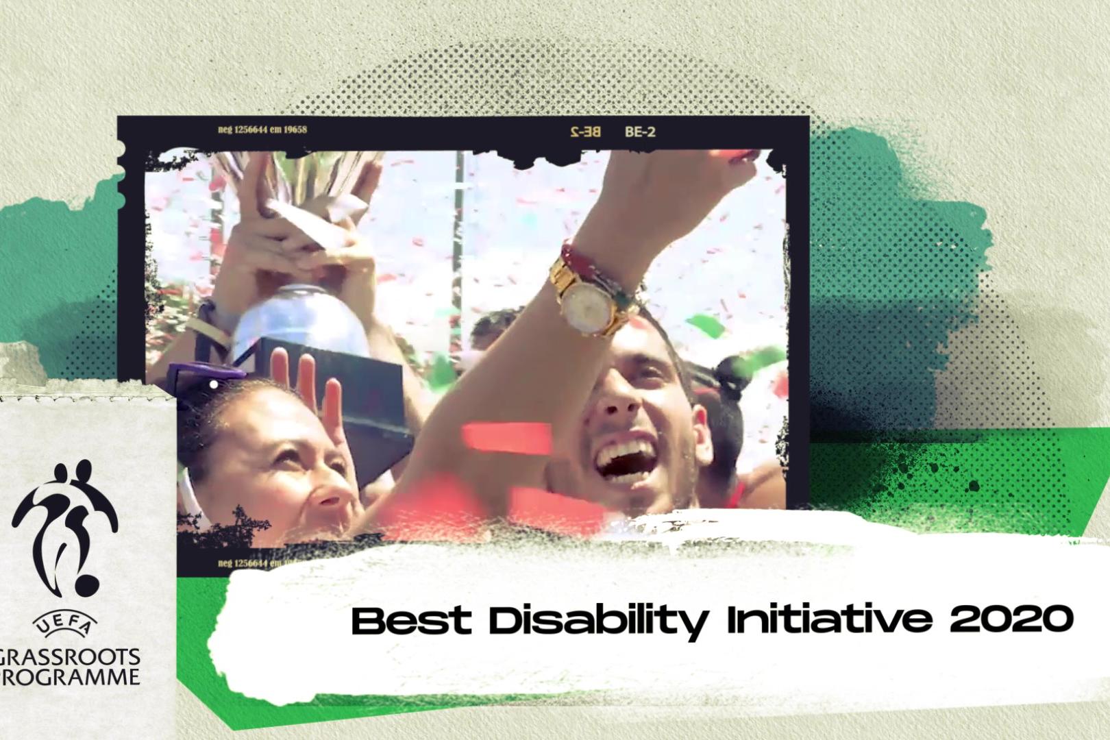 Grassroots Awards 2020: Italia premiata dalla UEFA. Il progetto \"Quarta Categoria\" vince il \"Best Disability Initiative\"