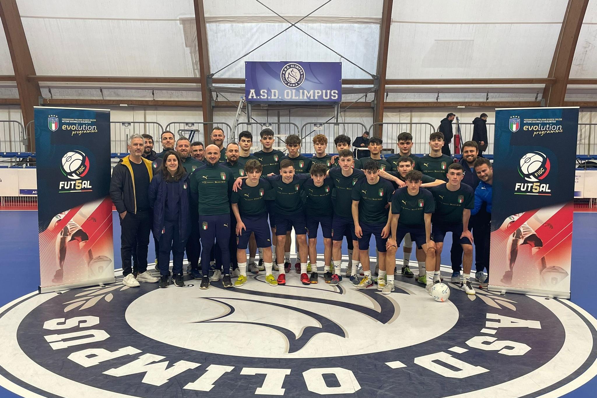 Al via a Roma lo stage Futsal+ dedicato alla categoria Under 17
