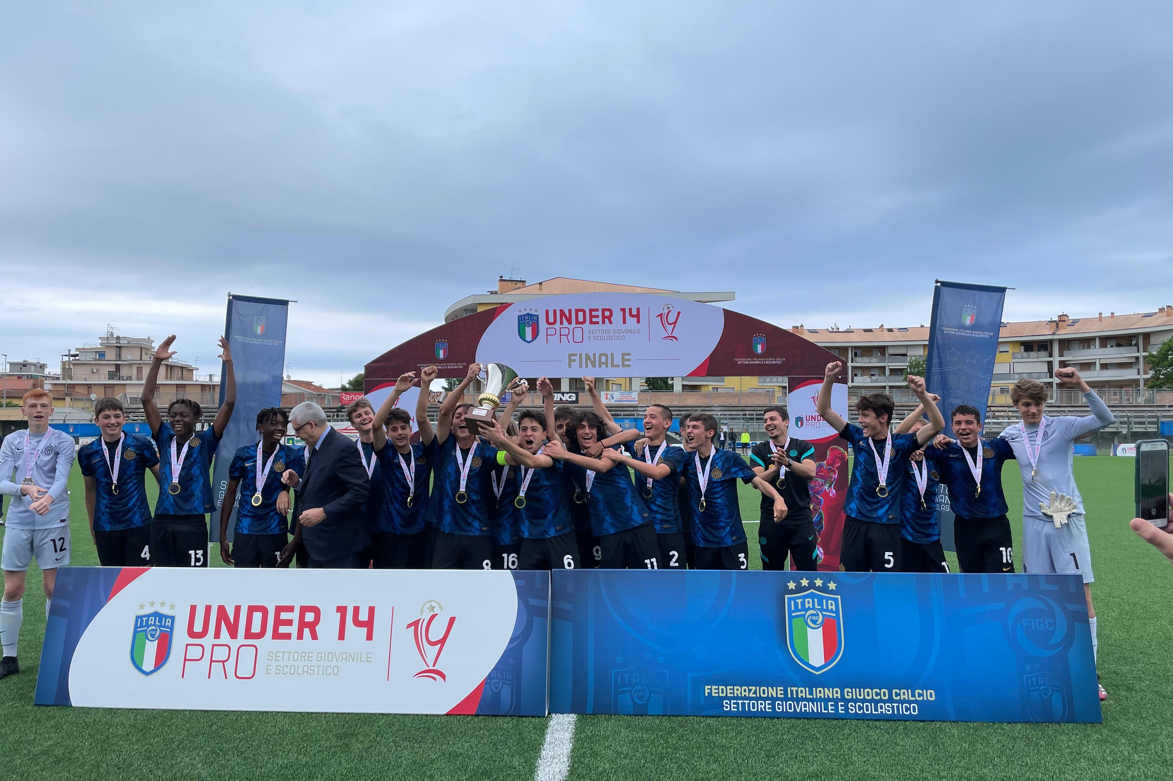 L’Inter trionfa nel torneo Under 14 Pro. In finale superata l’Empoli per 3-2