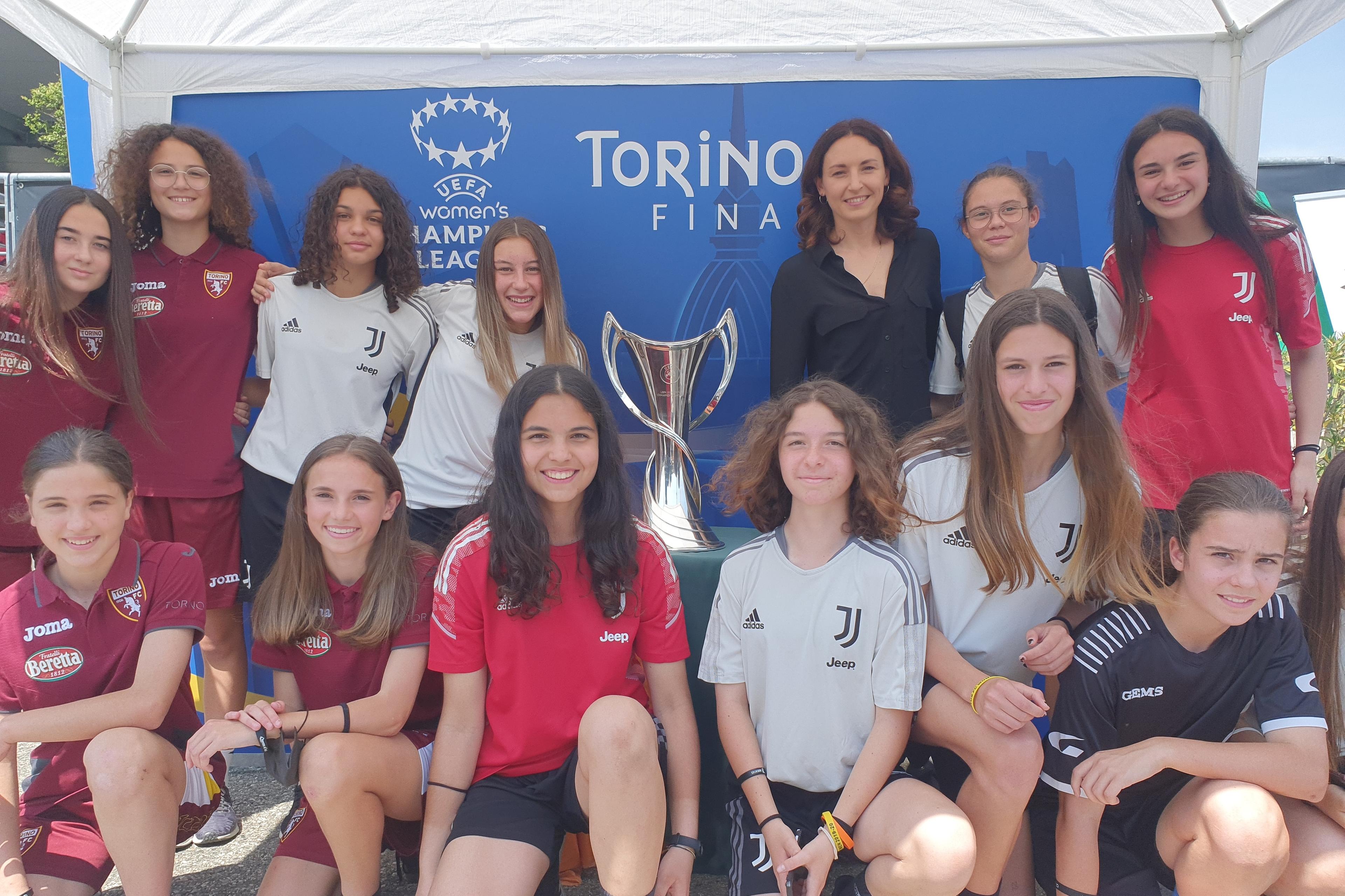 L’attività di Playmakers a Torino in occasione della UEFA Women's Champions League