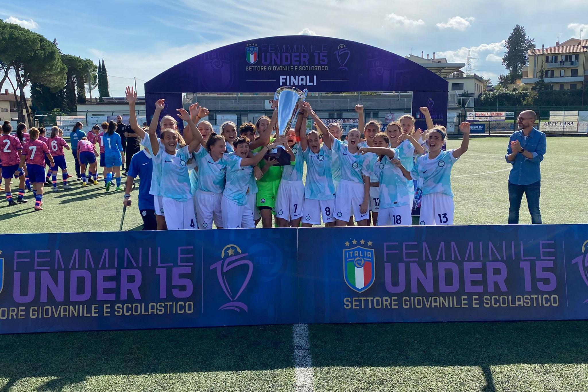 Under 15 Femminile: all’Inter la vittoria del torneo pre-season 2022