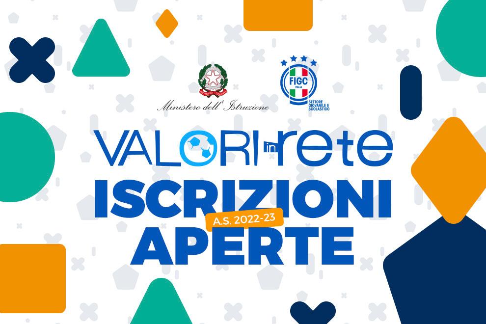 Valori in Rete: aperte le iscrizioni per l'Anno Scolastico 2022-23