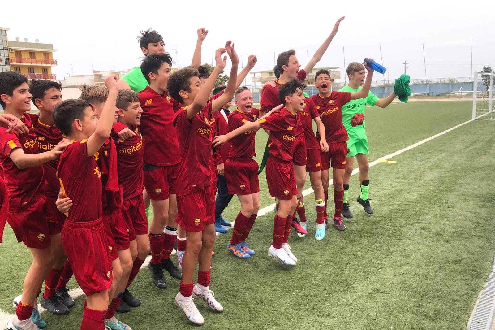 Under 13 Pro, la Roma raggiunge Albinoleffe e Verona. Under 13 Fair Play Elite, si qualificano i calabresi del Segato