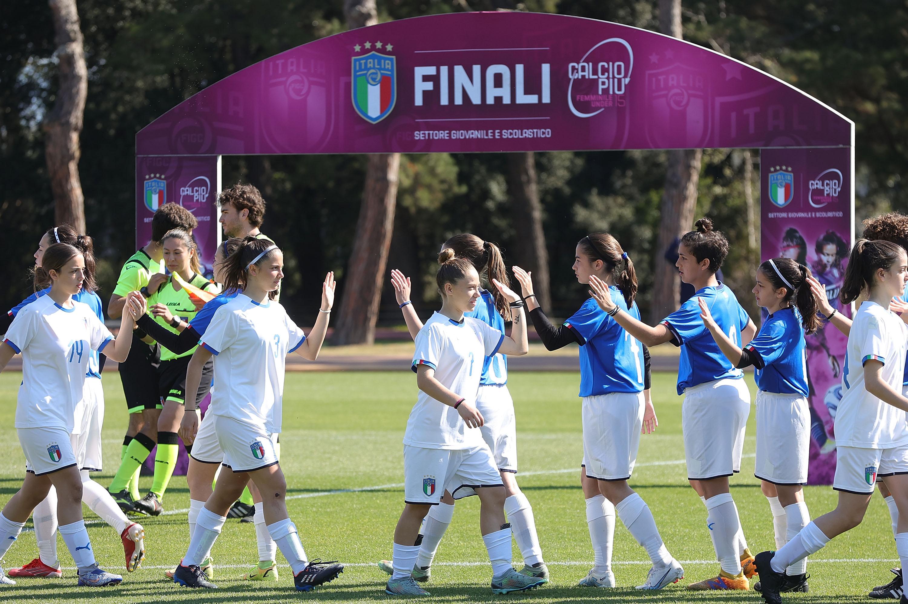 during the Football +15 and Women's Under 15 Territorial Selections Event on April 9, 2023 in Tirrenia, Italy.
