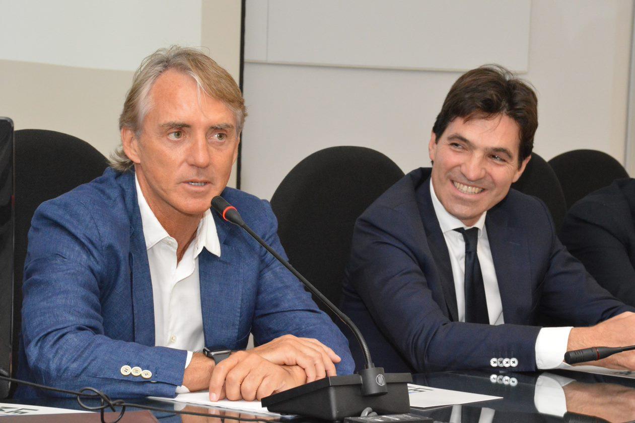 Venerdì ad Ancona la finale Under 17 tra Roma e Inter, nell'intervallo incontro stampa con Acquaroli, il Ct Mancini e Tisci