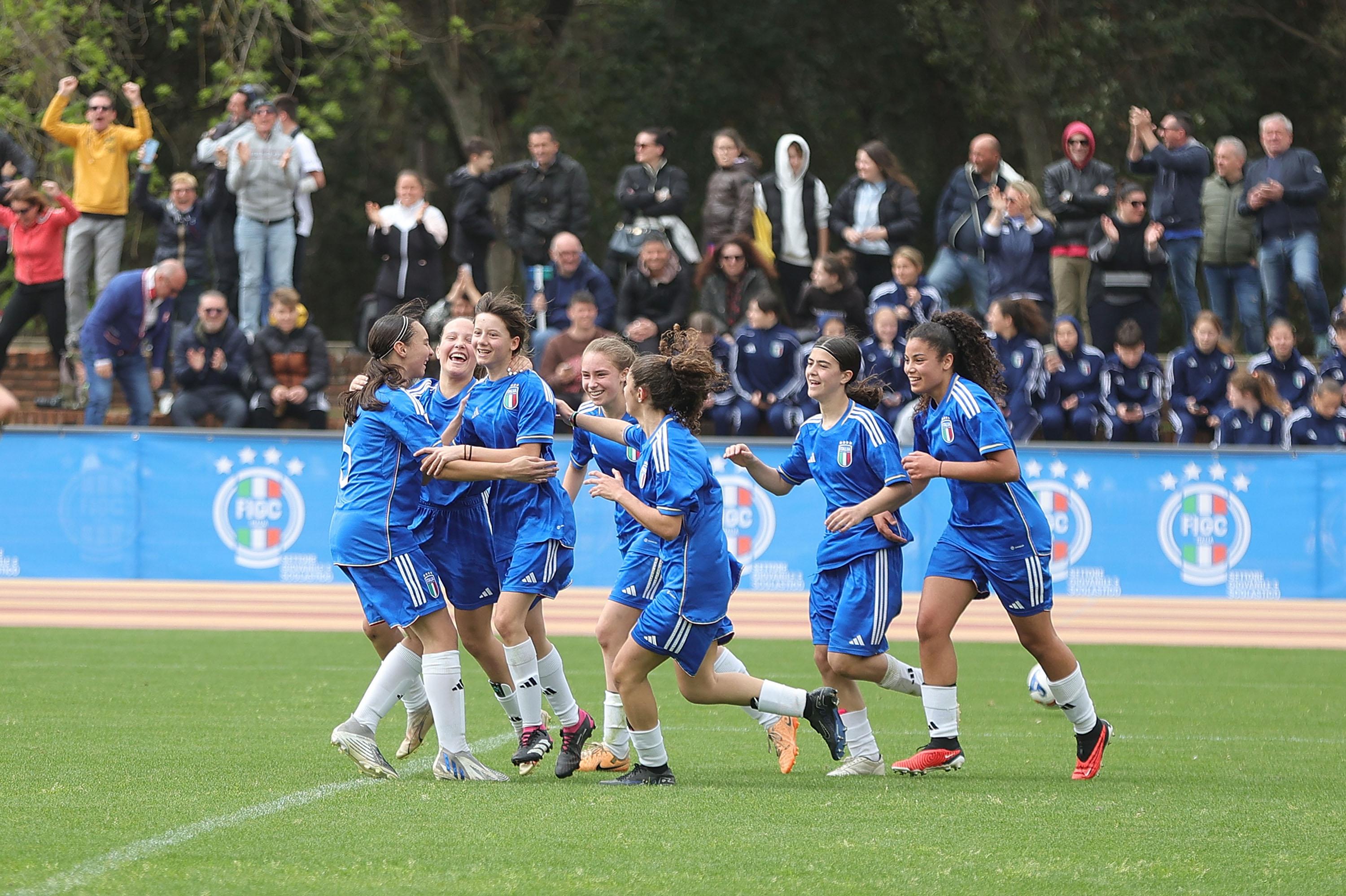 TIRRENIA, ITALY - MARCH 30: <> during the 27/03/2024 FIGC 'Torneo Selezioni Territoriali Calcio' Event on March 30, 2024 in Tirrenia, Italy. (Photo by Gabriele Maltinti/Getty Images)