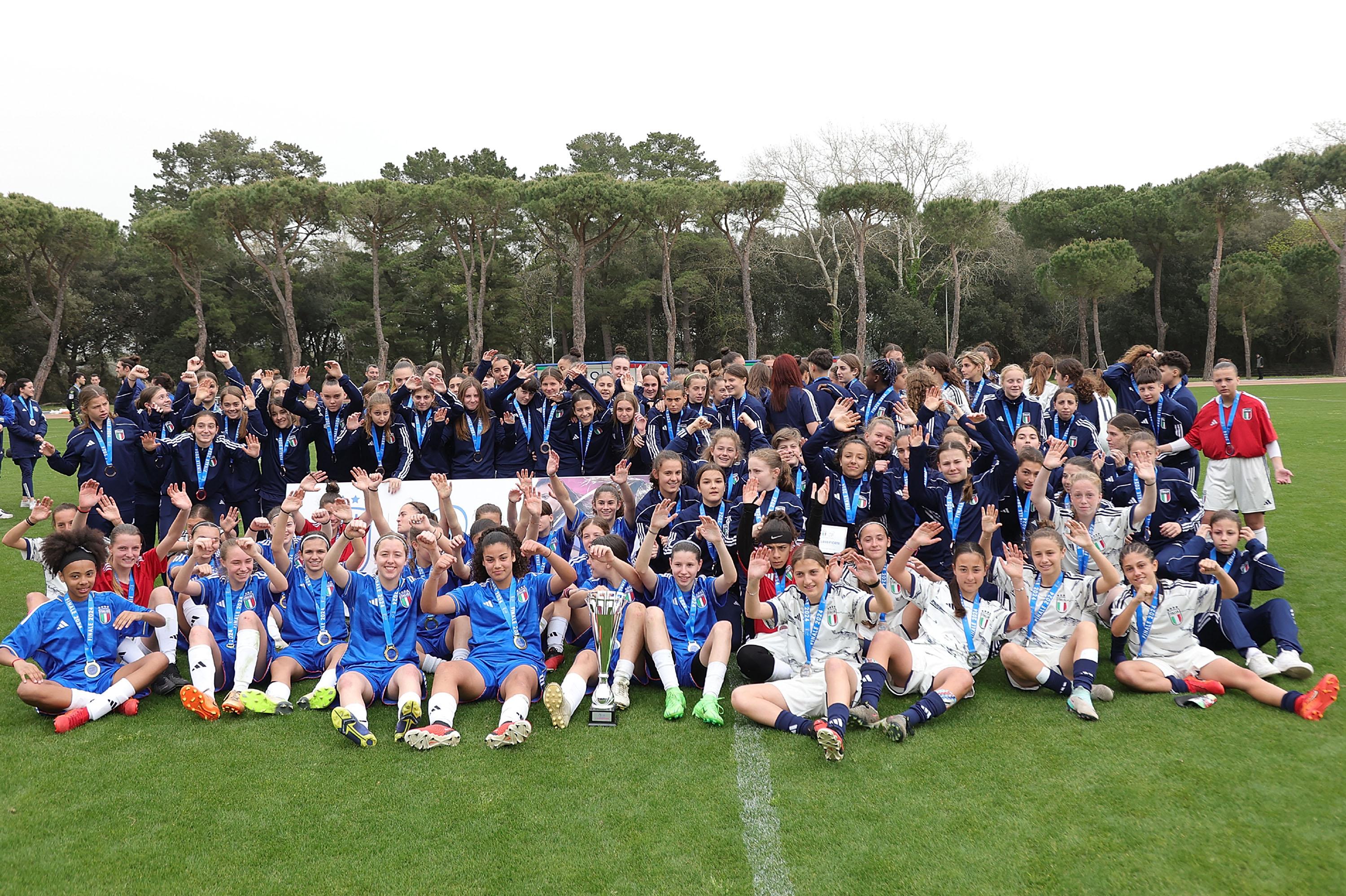 TIRRENIA, ITALY - MARCH 30: <> during the 27/03/2024 FIGC 'Torneo Selezioni Territoriali Calcio' Event on March 30, 2024 in Tirrenia, Italy. (Photo by Gabriele Maltinti/Getty Images)
