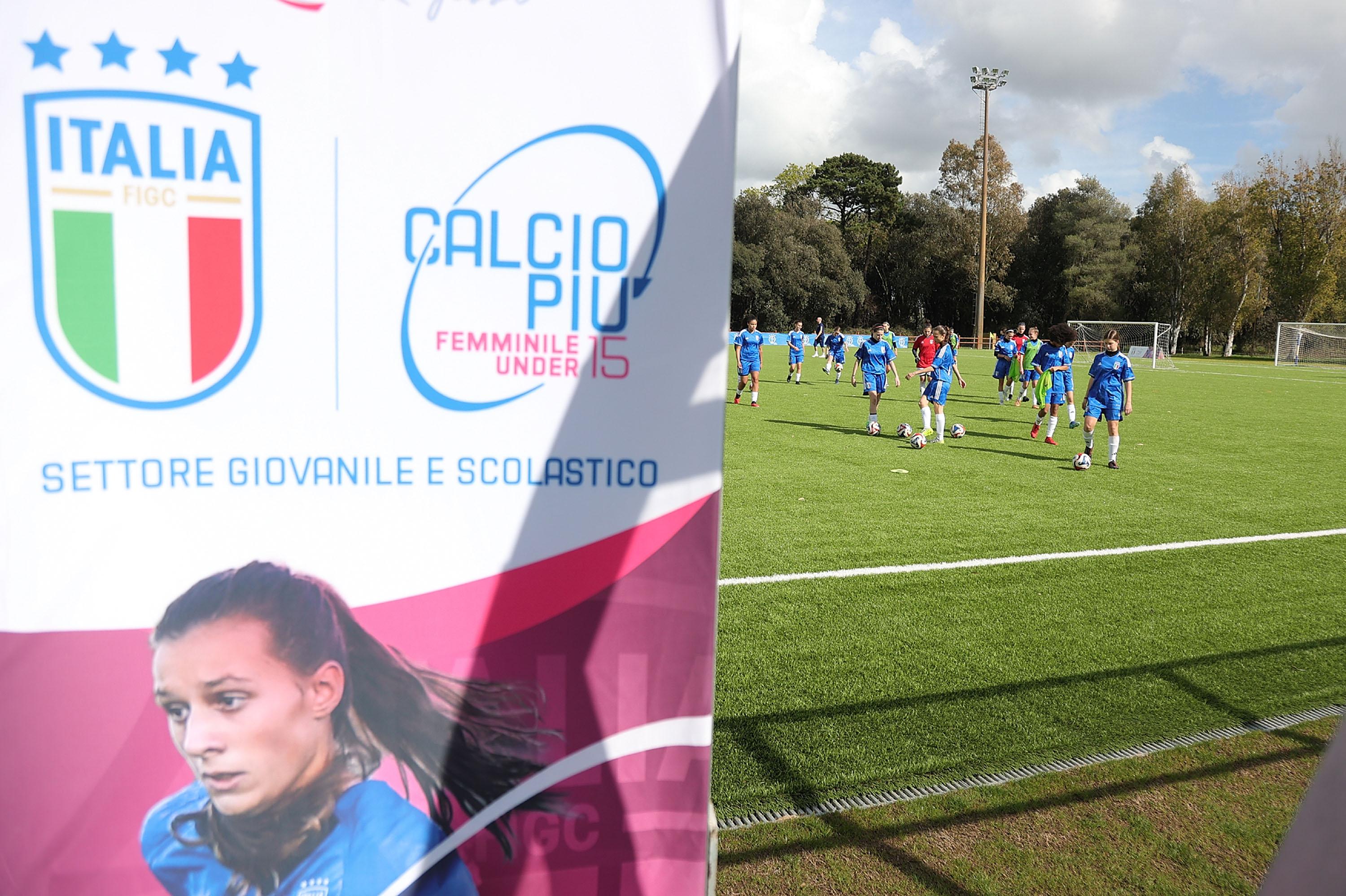 TIRRENIA, ITALY - MARCH 27: General view match-1 during the 27/03/2024 FIGC 'Torneo Selezioni Territoriali Calcio' Event on March 27, 2024 in Tirrenia, Italy. (Photo by Gabriele Maltinti/Getty Images)