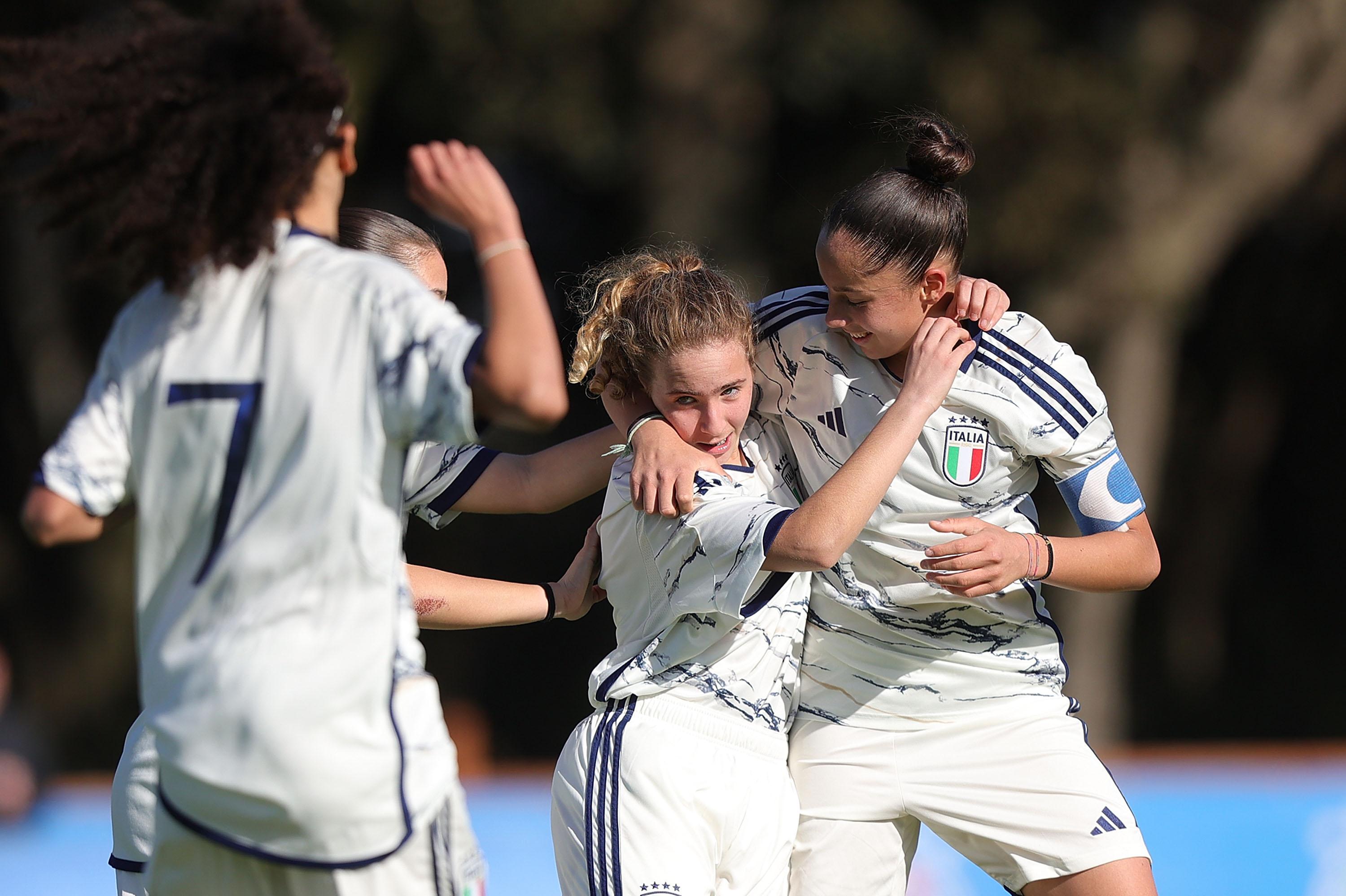 TIRRENIA, ITALY - MARCH 27: General view match-1 during the 27/03/2024 FIGC 'Torneo Selezioni Territoriali Calcio' Event on March 27, 2024 in Tirrenia, Italy. (Photo by Gabriele Maltinti/Getty Images)