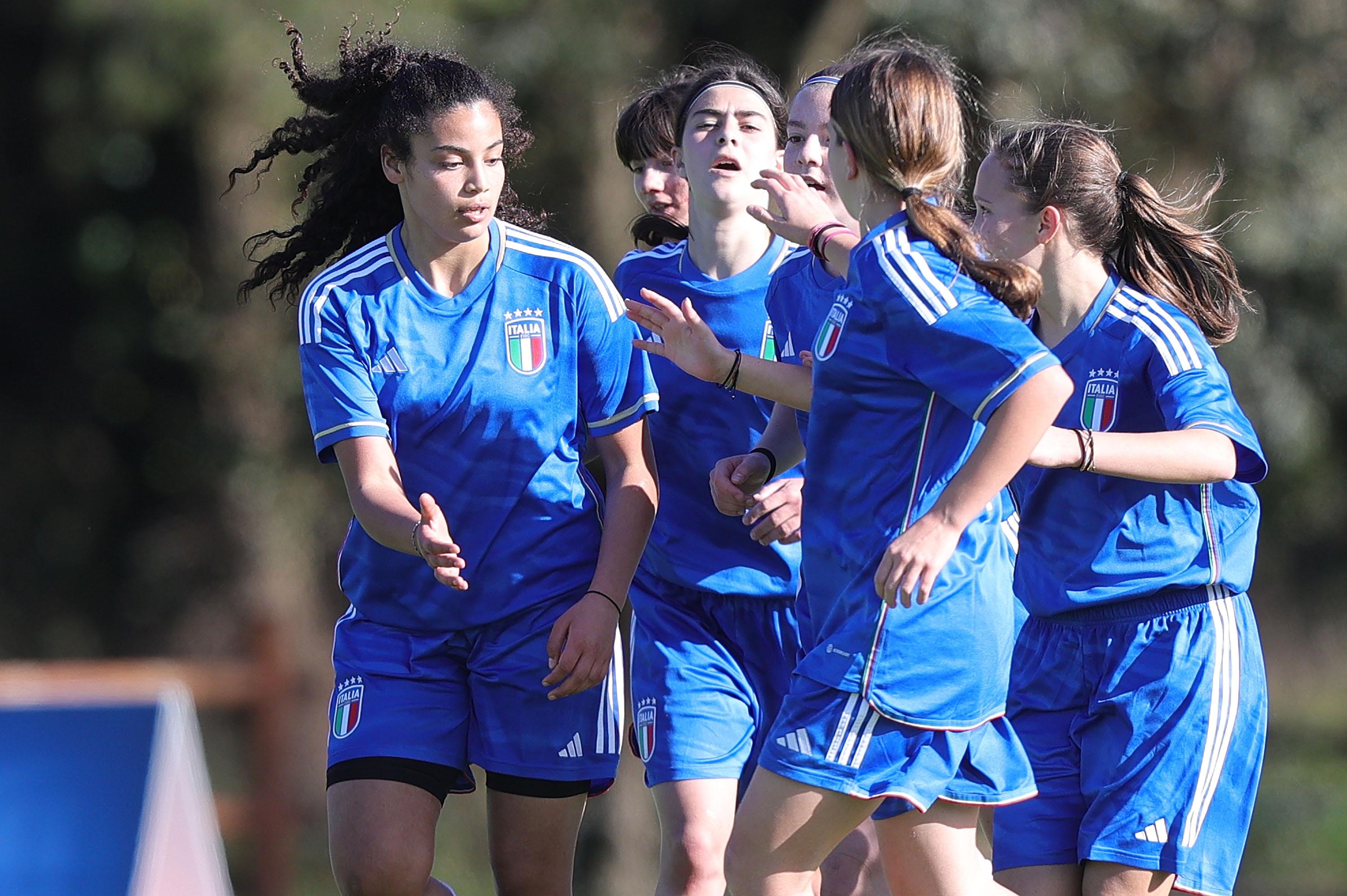 TIRRENIA, ITALY - MARCH 27: General view match-1 during the 27/03/2024 FIGC 'Torneo Selezioni Territoriali Calcio' Event on March 27, 2024 in Tirrenia, Italy. (Photo by Gabriele Maltinti/Getty Images)