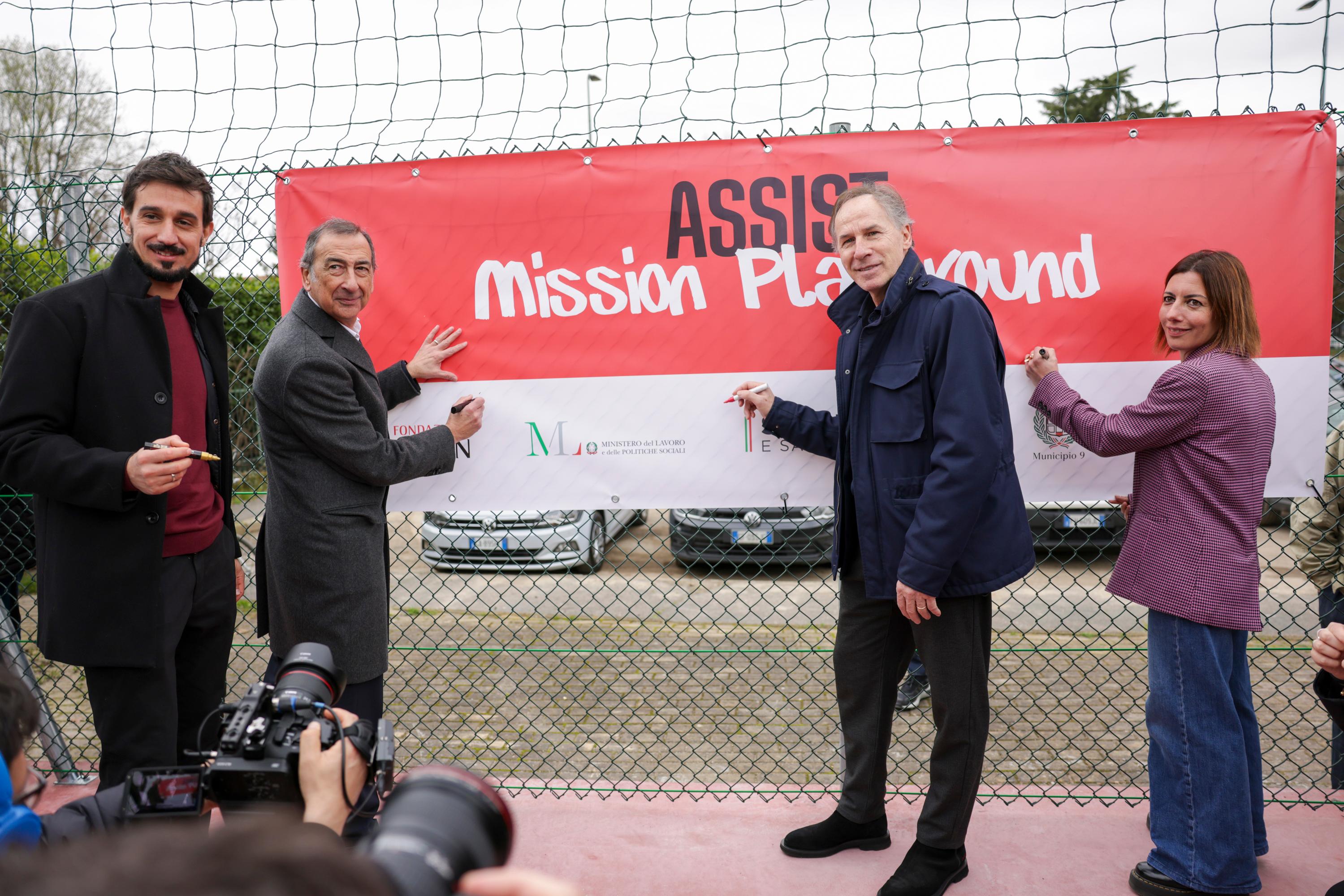 MILAN, ITALY - MARCH 15: Opening of Spazio Fontanelli - Sport e Salute on March 15, 2024 in Milan, Italy. (Photo by Sara Cavallini/AC Milan via Getty Images)