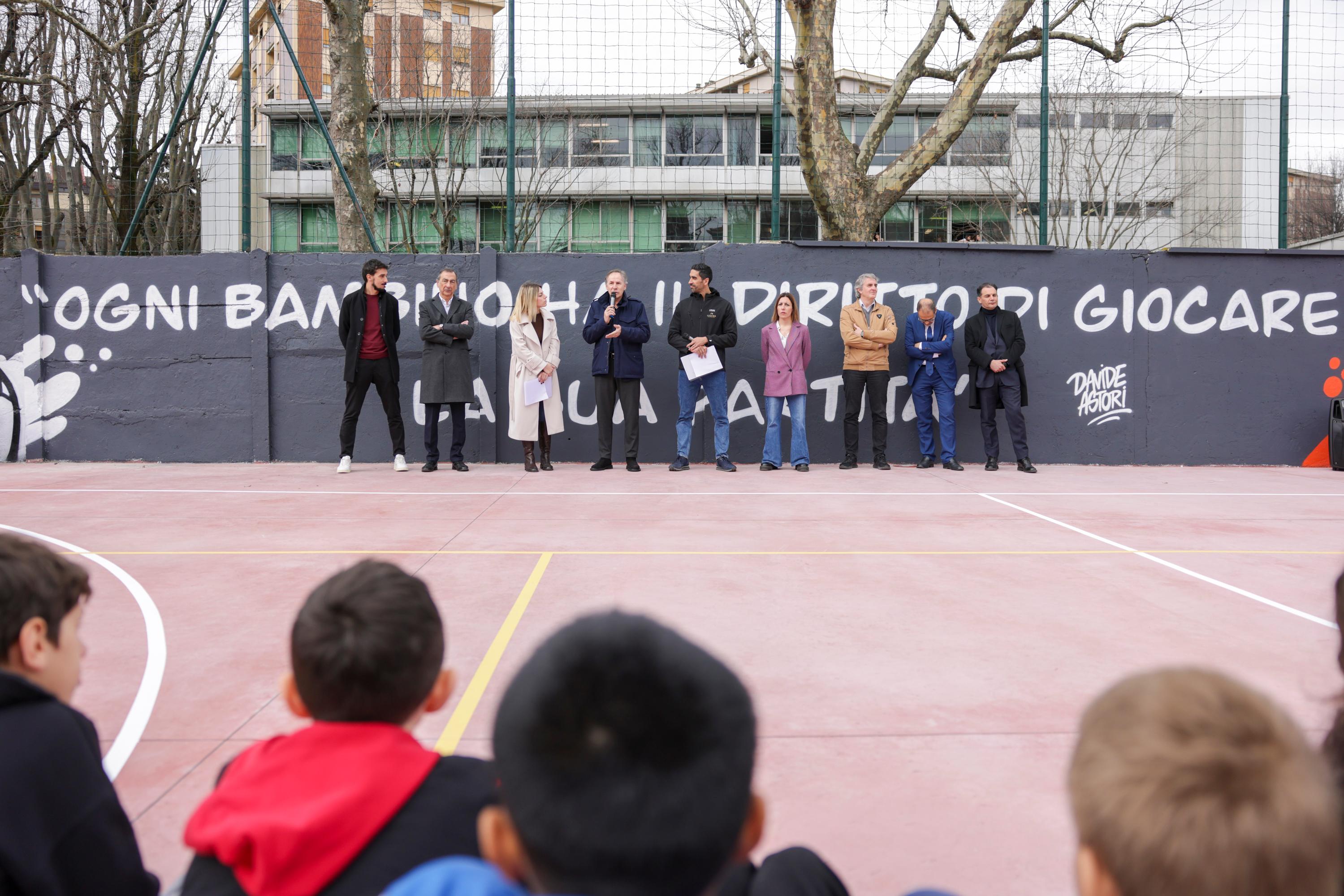 Progetto 'Sport e Integrazione', a Milano l'inaugurazione del nuovo 'Spazio Fontanelli', area sportiva dedicata a Davide Astori