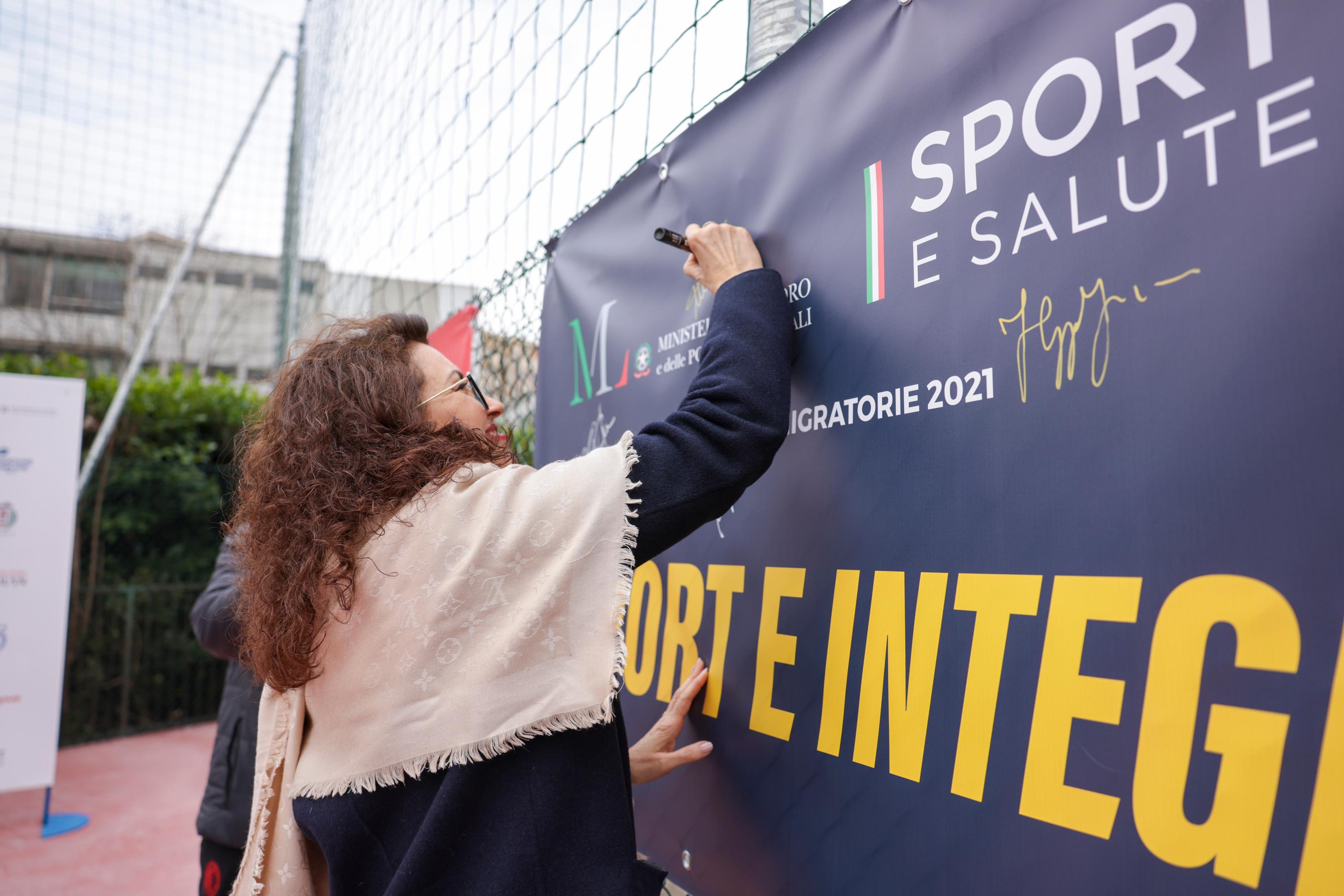 MILAN, ITALY - MARCH 15: Opening of Spazio Fontanelli - Sport e Salute on March 15, 2024 in Milan, Italy. (Photo by Sara Cavallini/AC Milan via Getty Images)