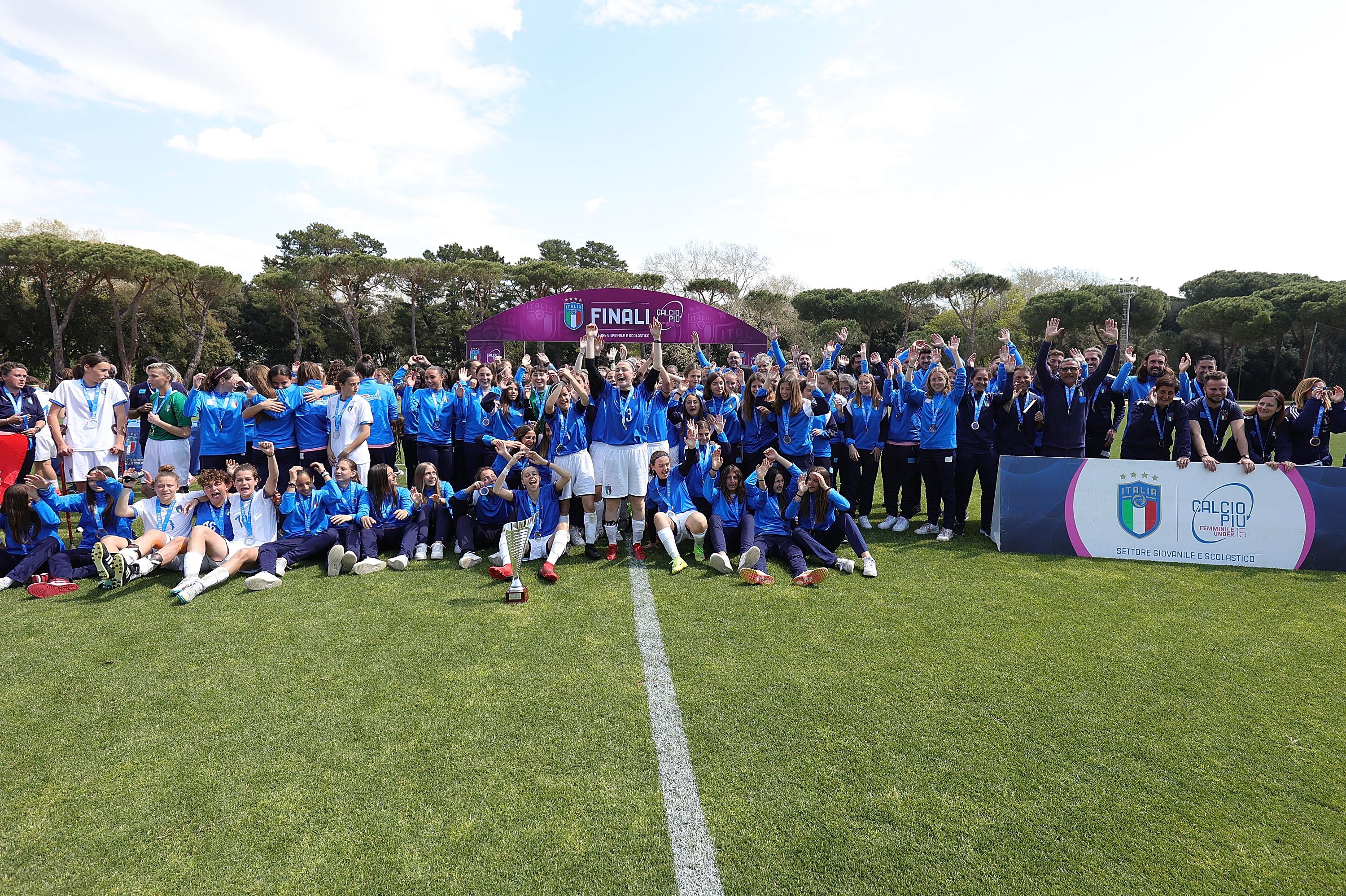 during the Football +15 and Women's Under 15 Territorial Selections Event on April 9, 2023 in Tirrenia, Italy.