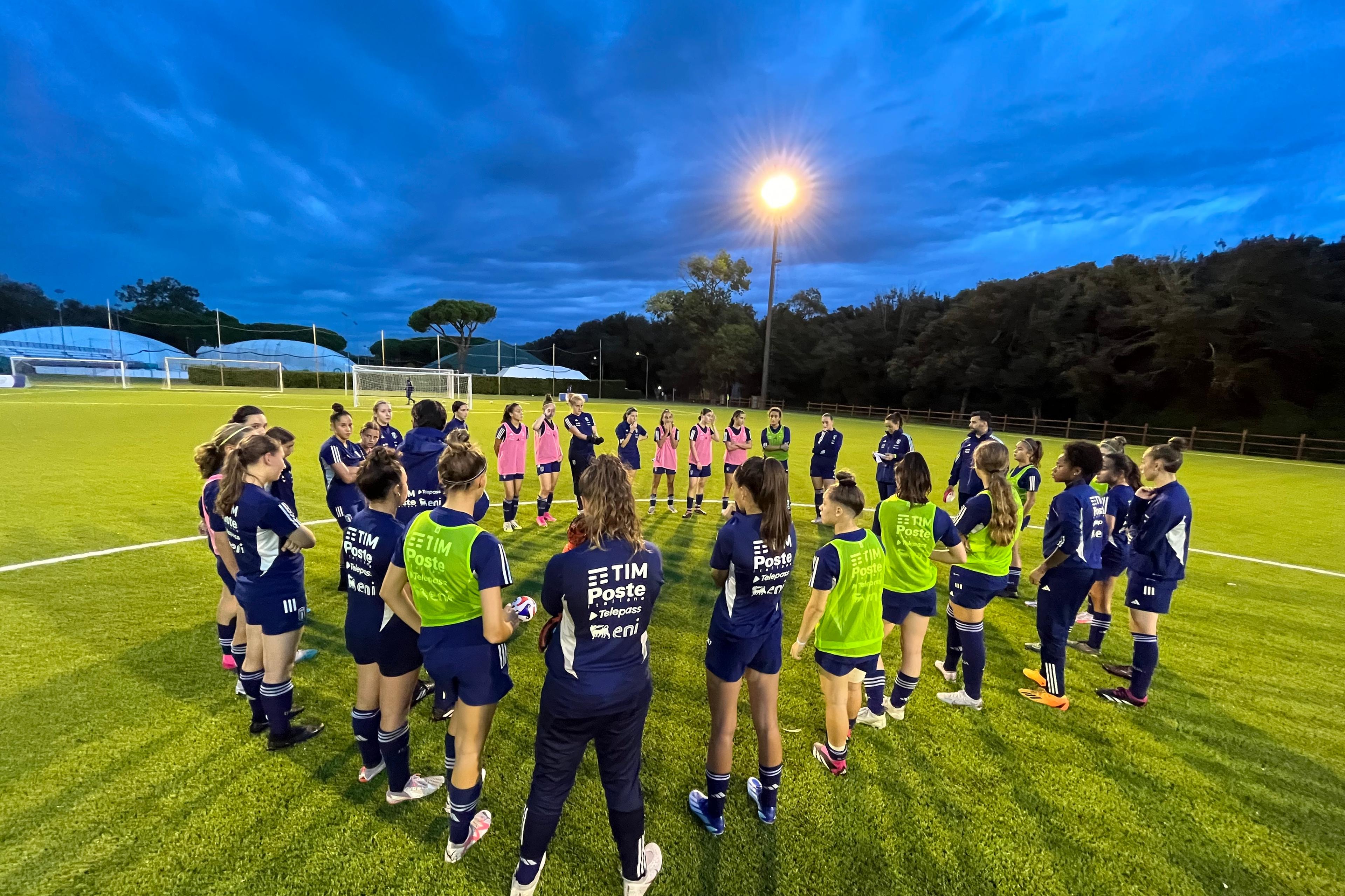A Tirrenia, dal 1° al 4 febbraio, il terzo raduno stagionale del Calcio+15 femminile