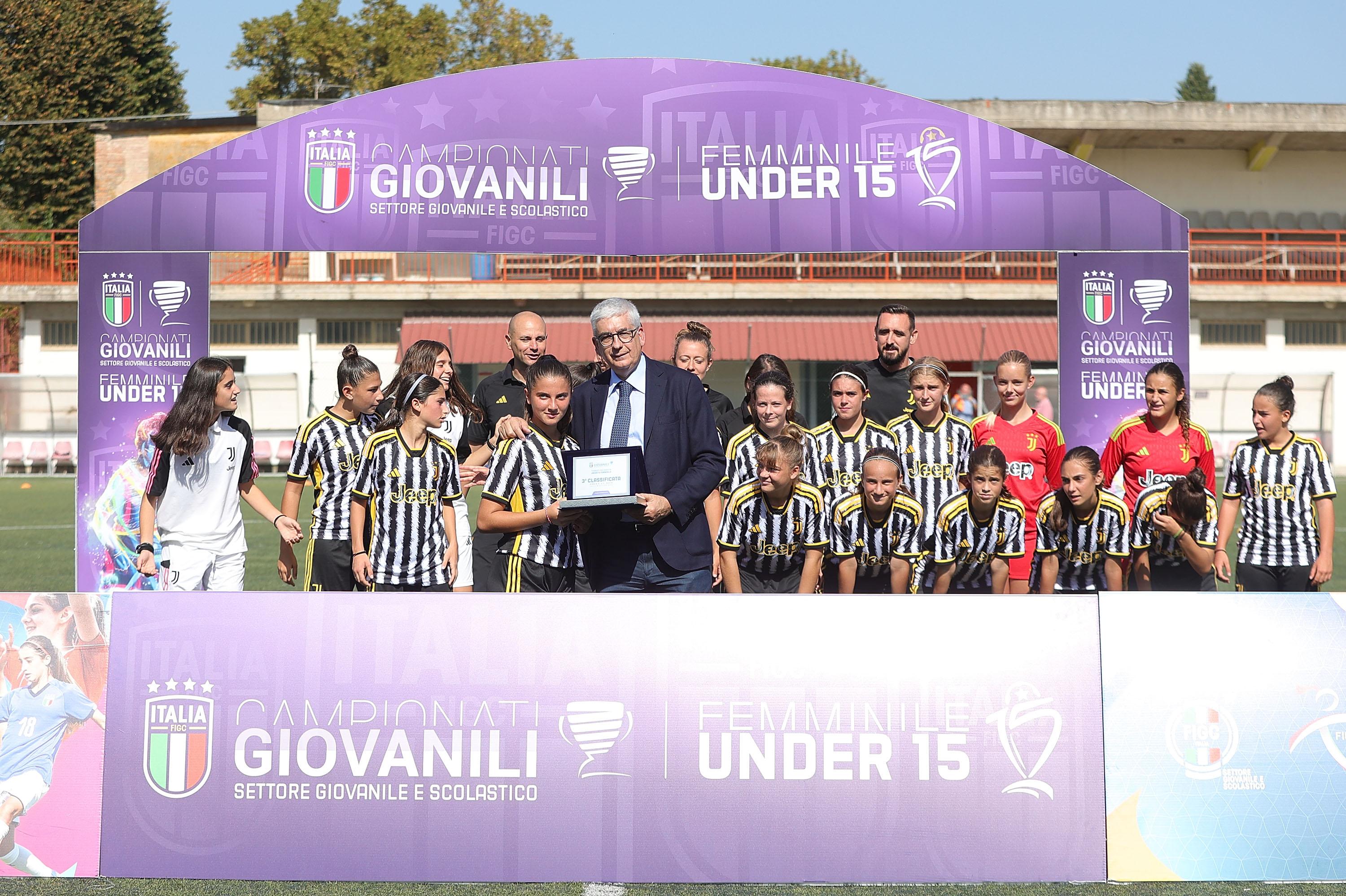 CHIUSI, ITALY - OCTOBER 8: General view during the FIGC U15 Women Pre-season Finals on October 8, 2023 in Chiusi, Italy. (Photo by Gabriele Maltinti/Getty Images)