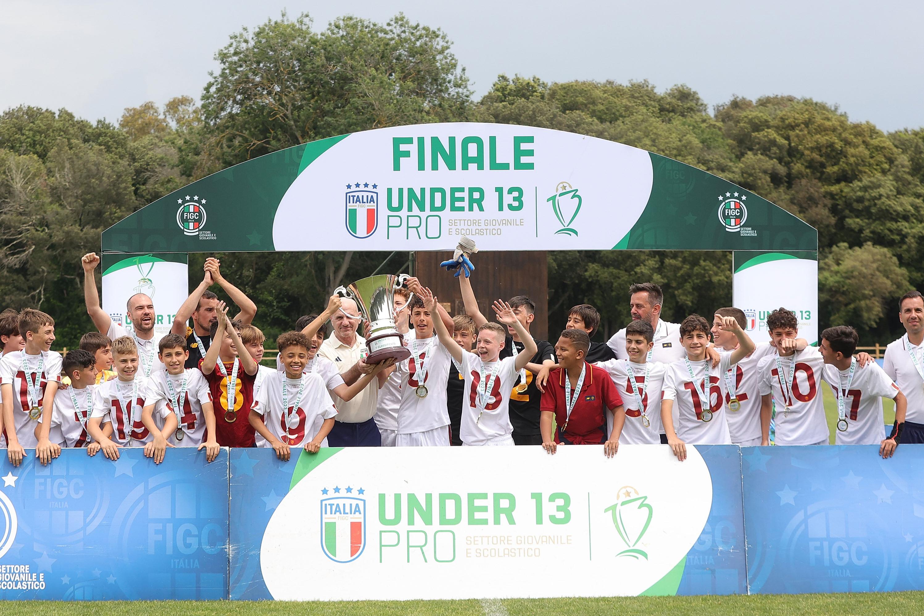 Under 13 Pro, pubblicato il regolamento per la stagione 2023-24. Iscrizioni entro il 31 agosto, a giugno vinse la Roma