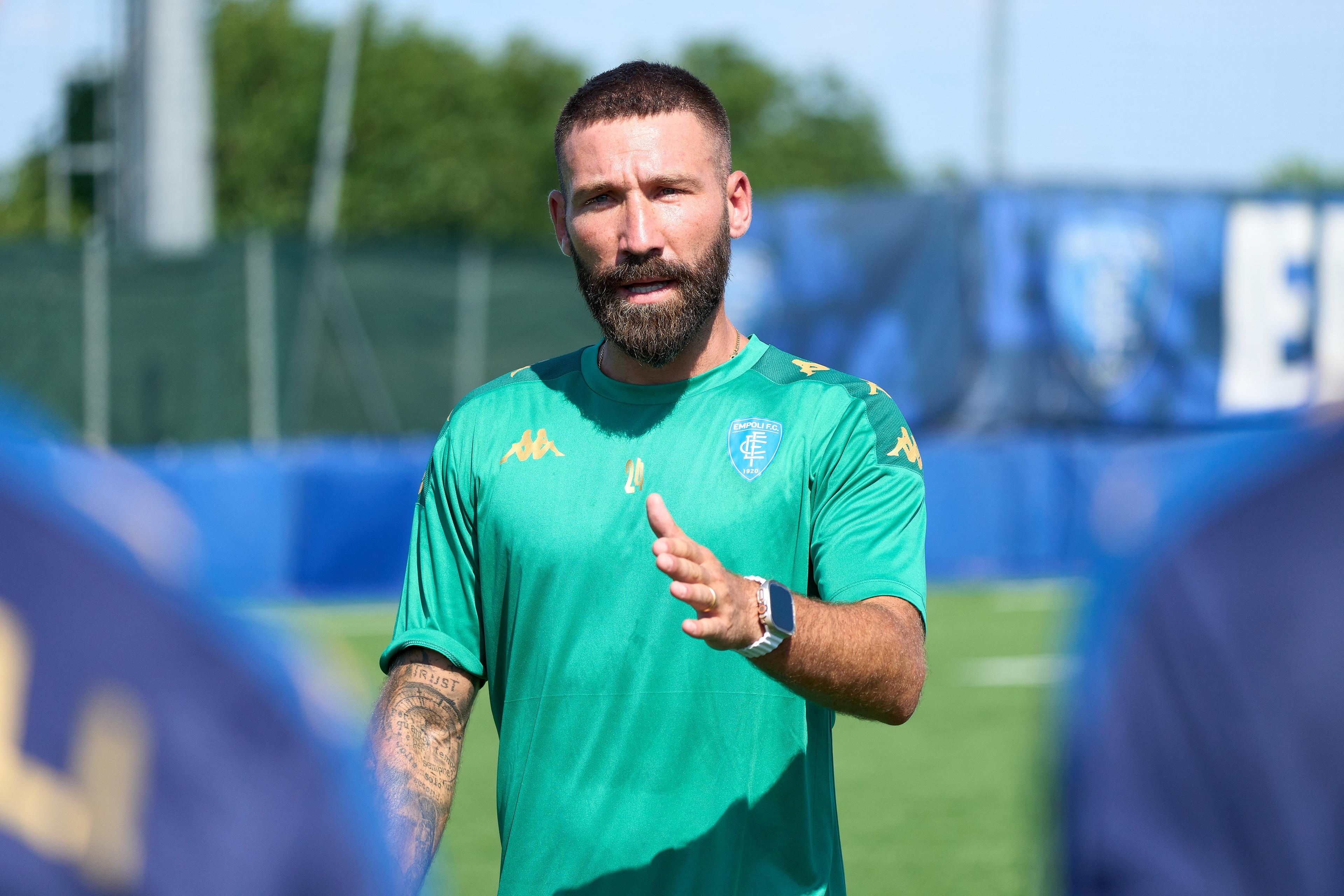 Primo allenamento dell Under 16 al centro sportivo di Monteboro, Lorenzo Tonelli