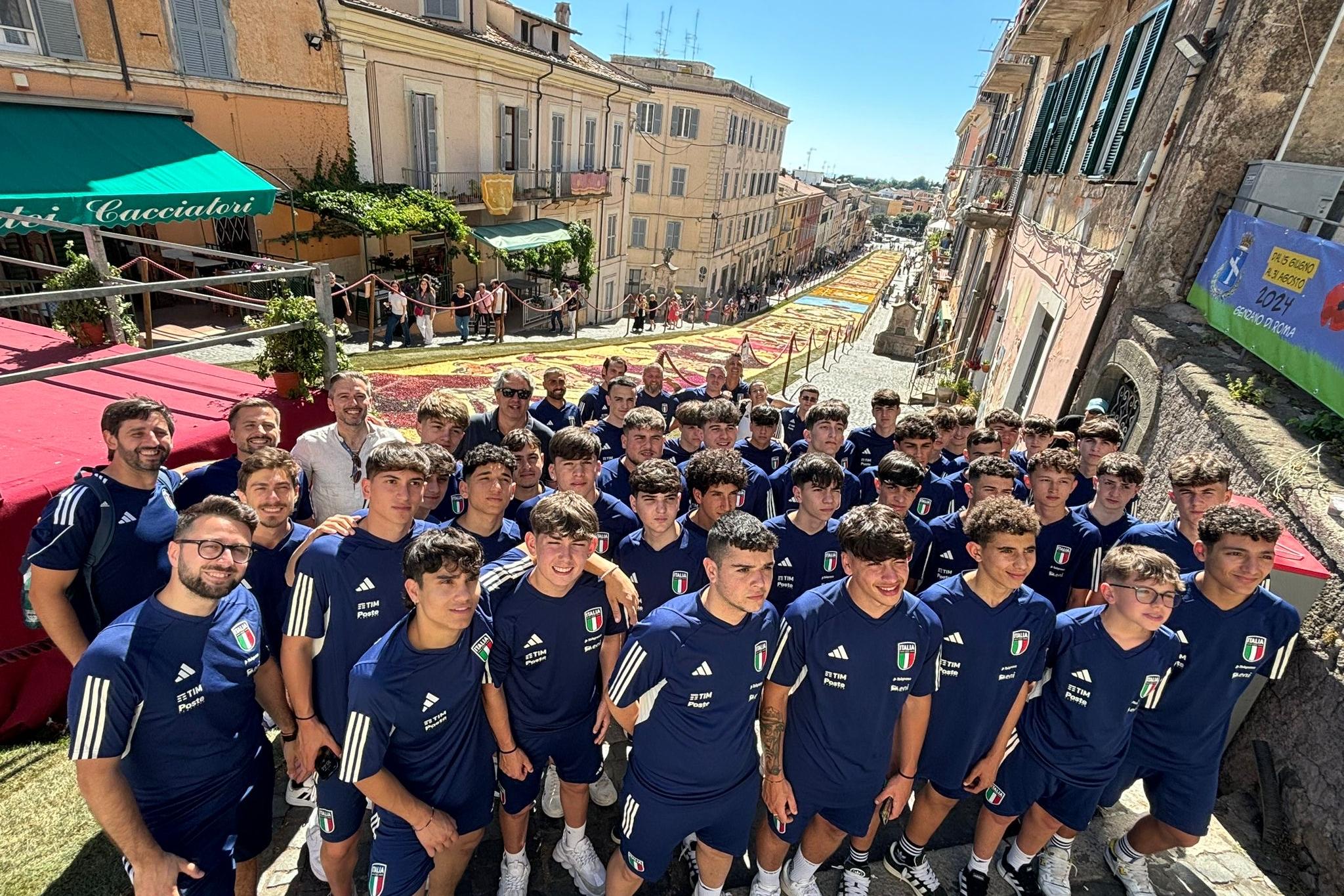 Futsal+, doppio raduno per i gruppi U15 e U17: calciatori e staff accolti all’Infiorata di Genzano
