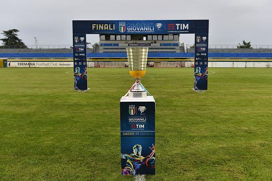 FERMO, ITALY - JUNE 14:  A general view prior the Serie C U17 Final match between Albinoleffe and Vicenza at Stadio Bruno Recchioni on June 14, 2023 in Fermo, Italy.  (Photo by Giuseppe Bellini/Getty Images)