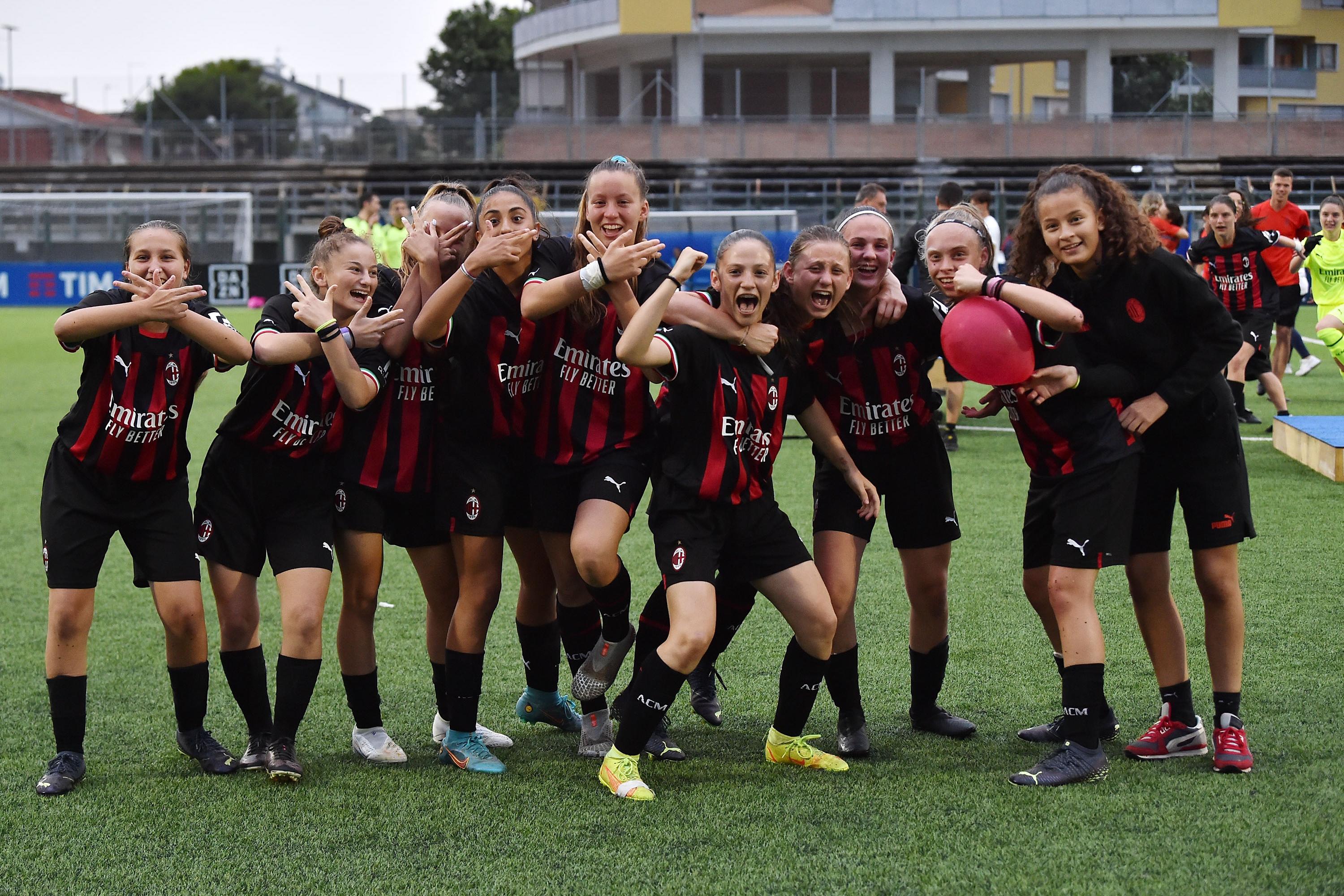 Under 15 femminile, ecco i quarti di finale: spiccano Milan-Roma e Napoli-Fiorentina