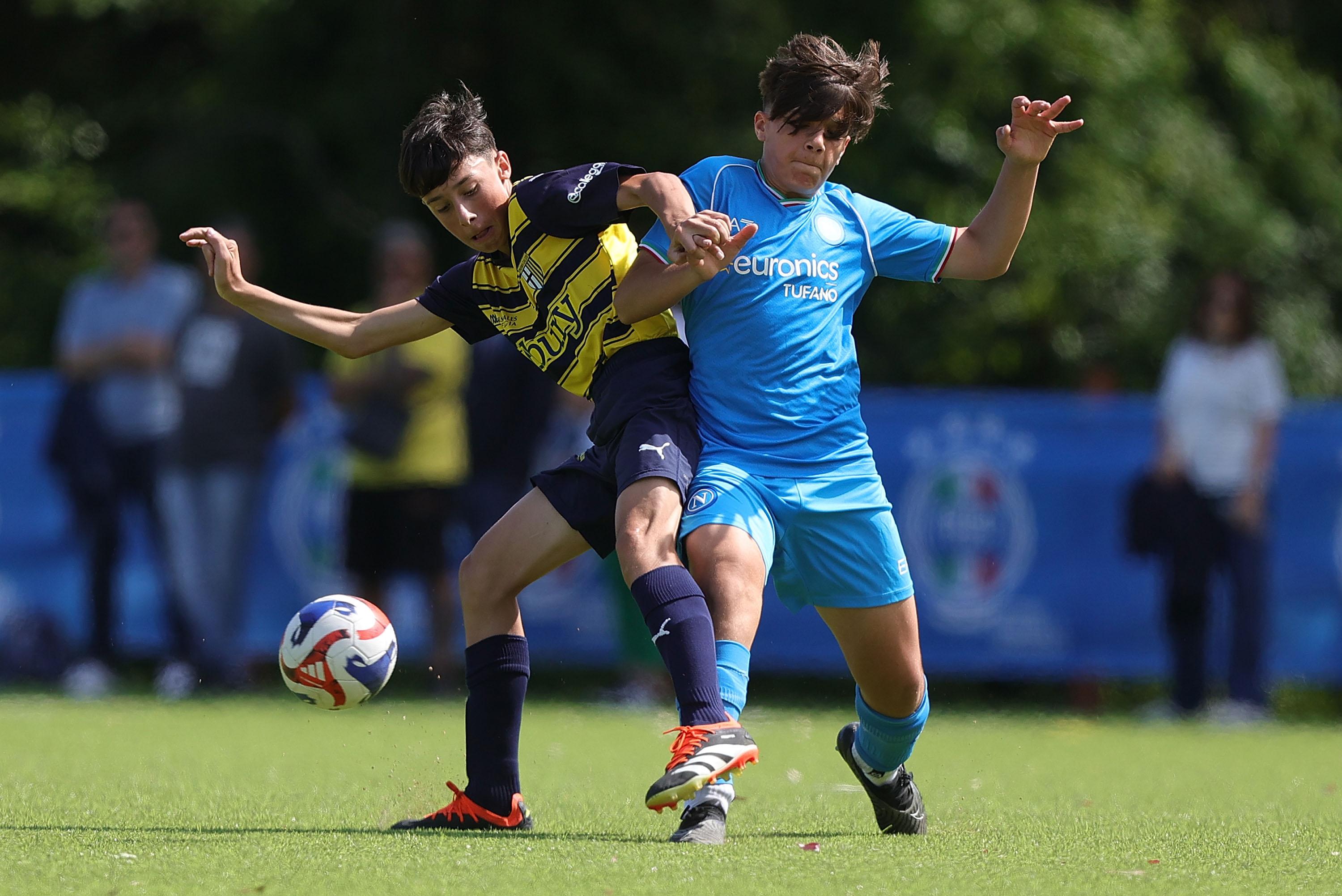 TIRRENIA, ITALY - JUNE 2: <> during the U13 FPE Final on June 2, 2024 in Tirrenia, Italy. (Photo by Gabriele Maltinti/Getty Images)