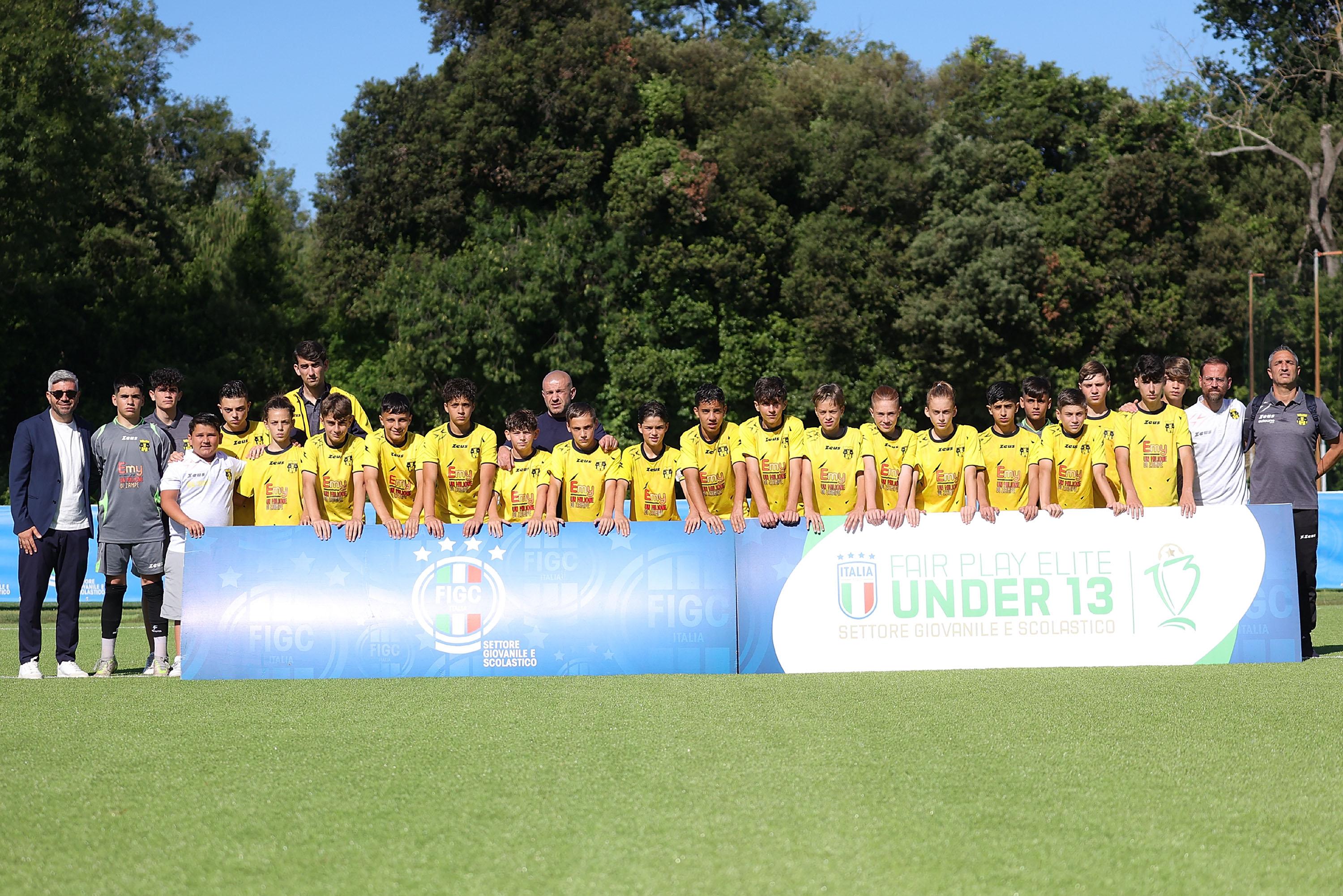 TIRRENIA, ITALY - JUNE 1: General view Figc event U13 FPE Final during the U13 FPE Final on June 1, 2024 in Tirrenia, Italy. (Photo by Gabriele Maltinti/Getty Images)