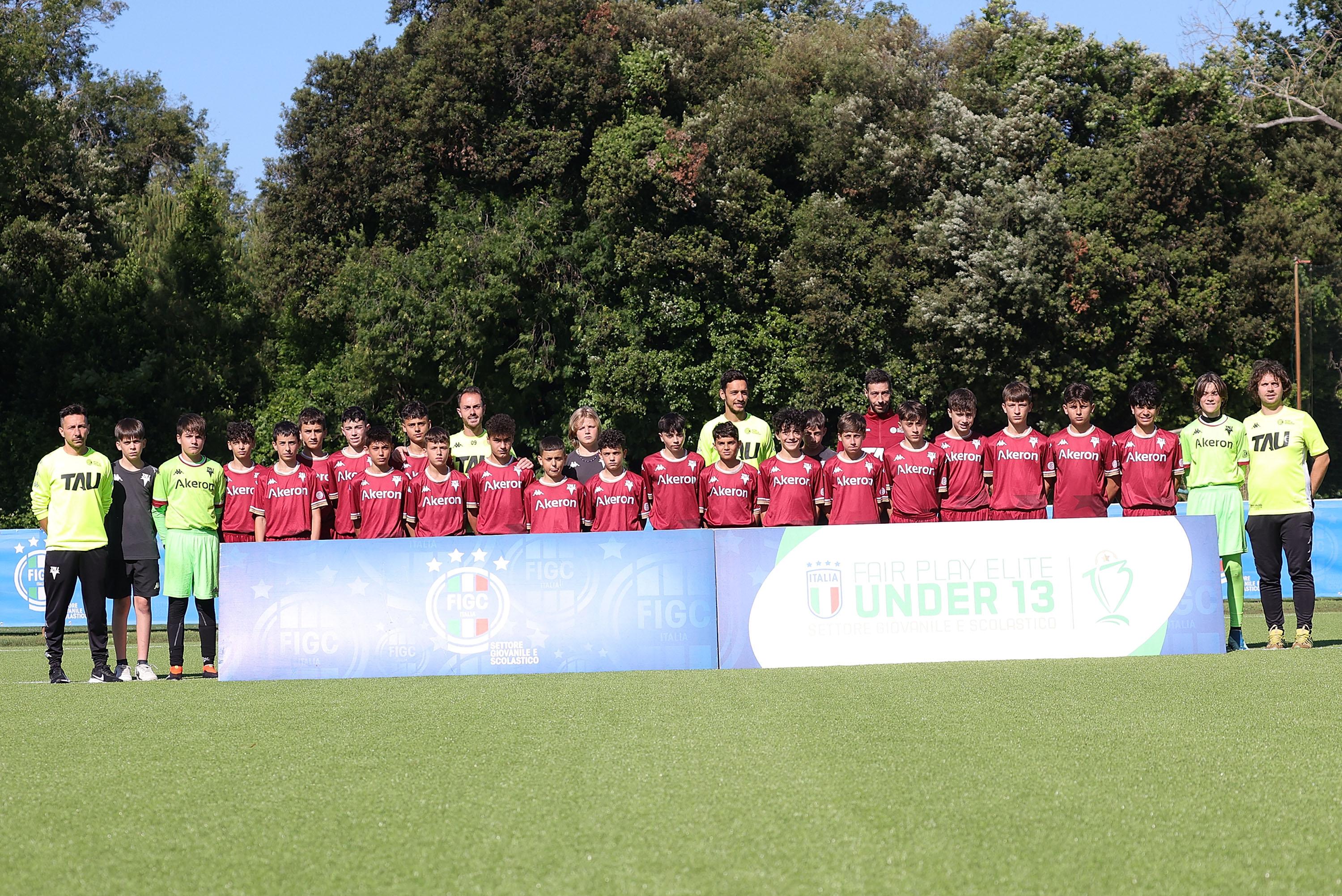 TIRRENIA, ITALY - JUNE 1: General view Figc event U13 FPE Final during the U13 FPE Final on June 1, 2024 in Tirrenia, Italy. (Photo by Gabriele Maltinti/Getty Images)