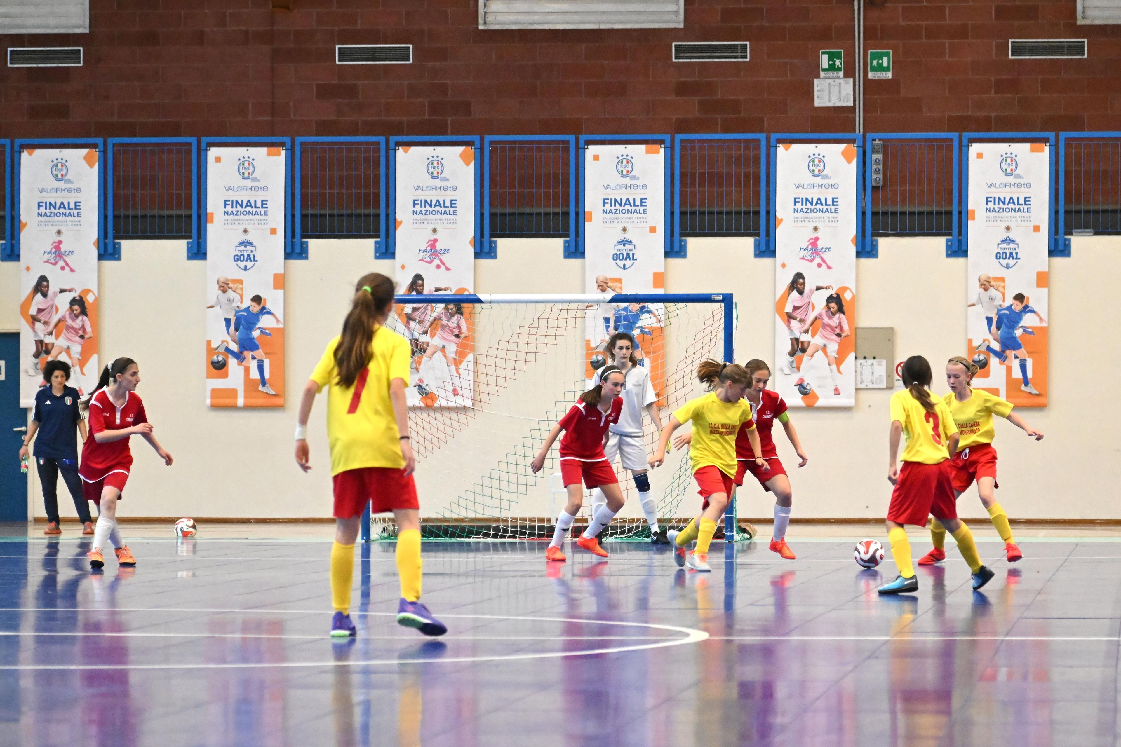 Calcio a cinque e scuola: a Salsomaggiore Terme le finali nazionali dei progetti scolastici ‘Tutti in Goal’ e ‘Ragazze in Gioco’