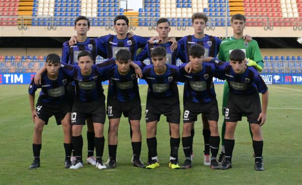 SAN BENEDETTO DEL TRONTO, ITALY - JUNE 18: Team of Renate prior the U17 Serie C Final match between Ancona and Renate at Stadio Riviera delle Palme on June 18, 2024 in San Benedetto del Tronto, Italy. (Photo by Giuseppe Bellini/Getty Images)