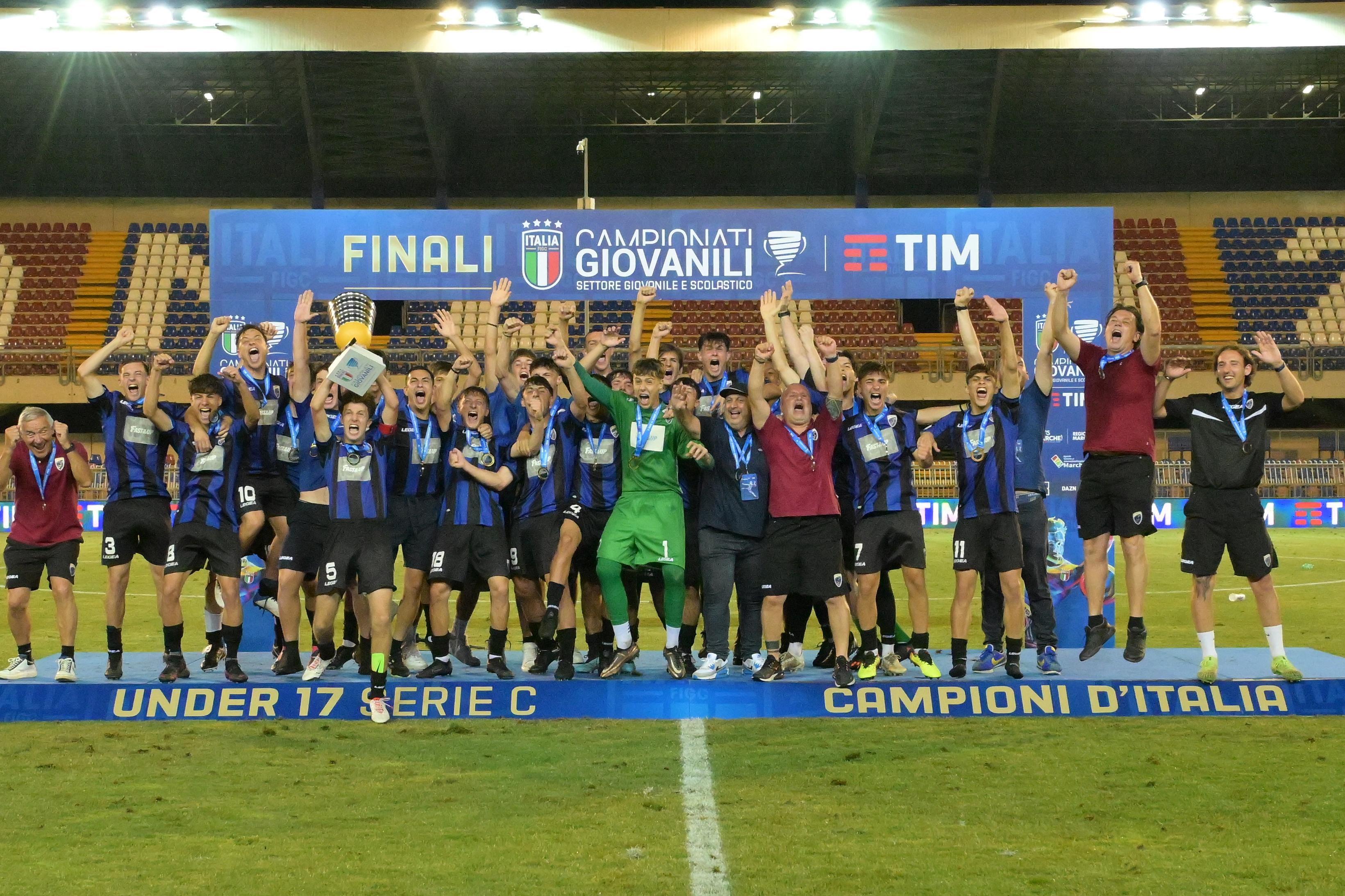 Under 17 Serie C, pazza gioia Renate: 2-1 all'Ancona e scudetto. Cristiano: \"La nostra voglia ha fatto la differenza\"