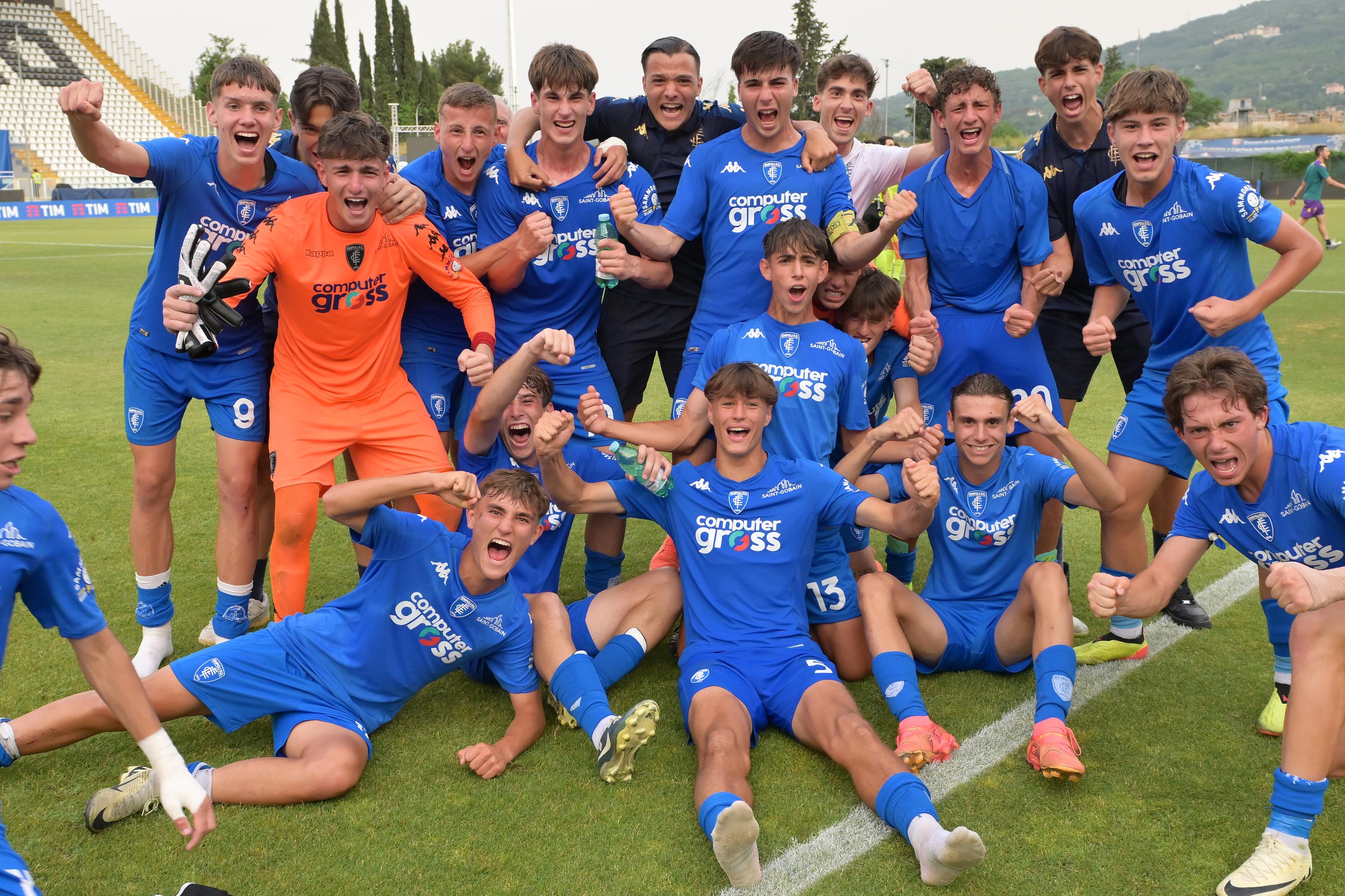 Under 17 Serie A e B, semifinali da batticuore: Empoli e Roma vincono ai supplementari e si giocheranno lo scudetto