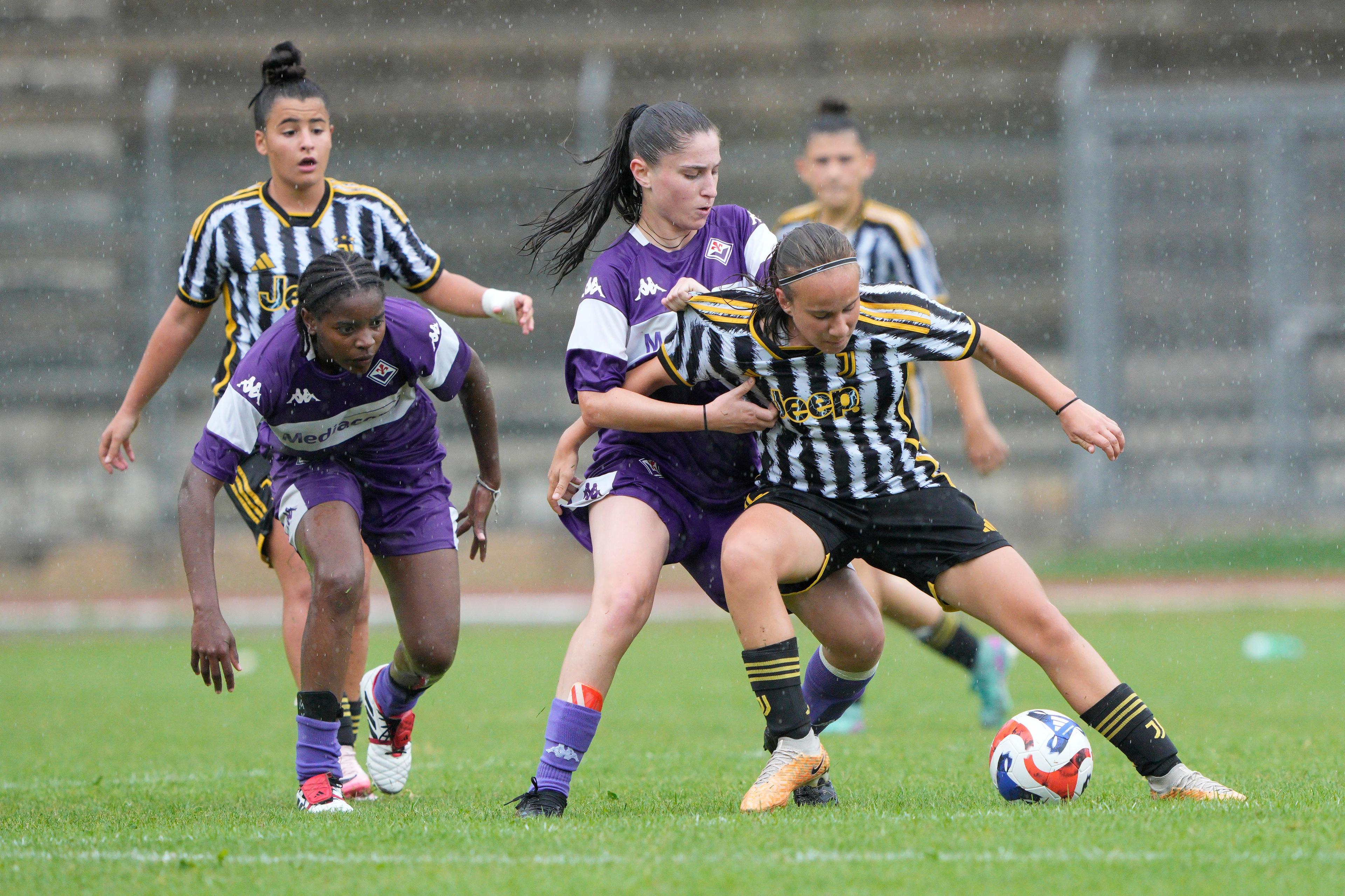 TOLENTINO, ITALY - JUNE 25: <> during the U15 Women Semi-final match between Juventus and Fiorentina at on June 25, 2024 in Tolentino, Italy. (Photo by Danilo Di Giovanni/Getty Images)