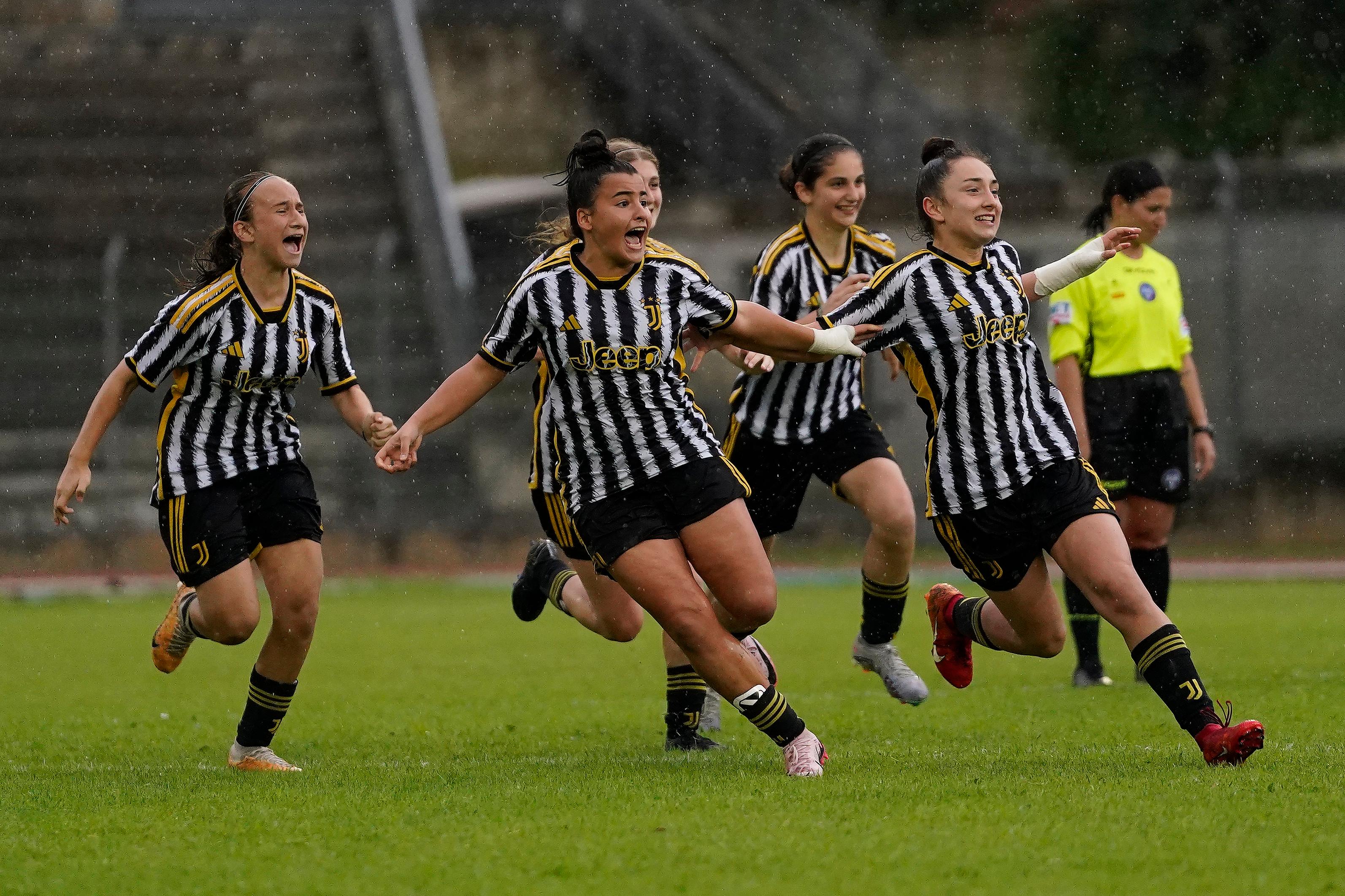 TOLENTINO, ITALY - JUNE 25: <> during the U15 Women Semi-final match between Juventus and Fiorentina at on June 25, 2024 in Tolentino, Italy. (Photo by Danilo Di Giovanni/Getty Images)