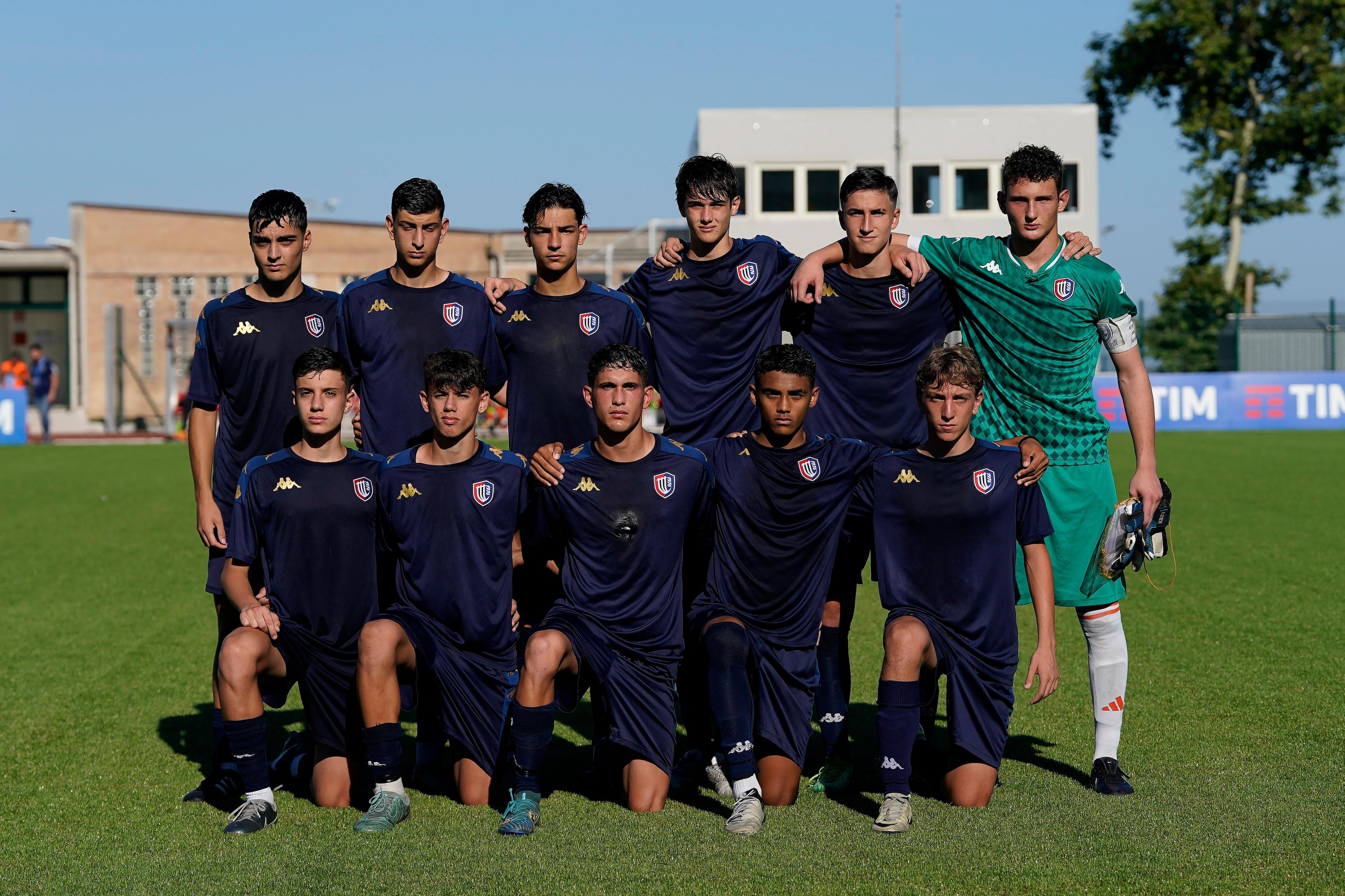 RECANATI, ITALY - JUNE 28: <> during the U15 Amateurs Final match between Alcione and Tor Tre Teste on June 28, 2024 in Recanati, Italy. (Photo by Danilo Di Giovanni/Getty Images)
