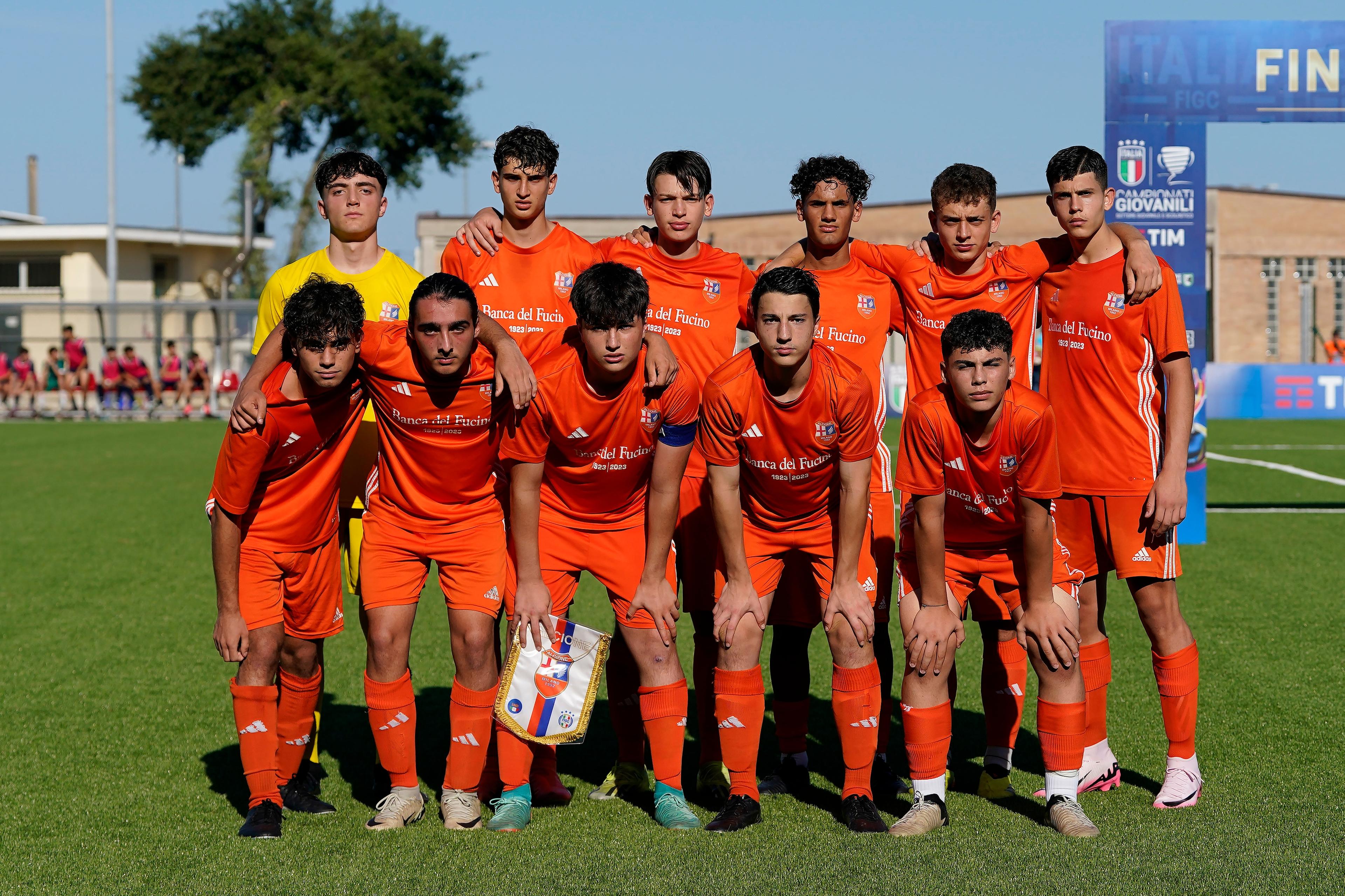 RECANATI, ITALY - JUNE 28: <> during the U15 Amateurs Final match between Alcione and Tor Tre Teste on June 28, 2024 in Recanati, Italy. (Photo by Danilo Di Giovanni/Getty Images)